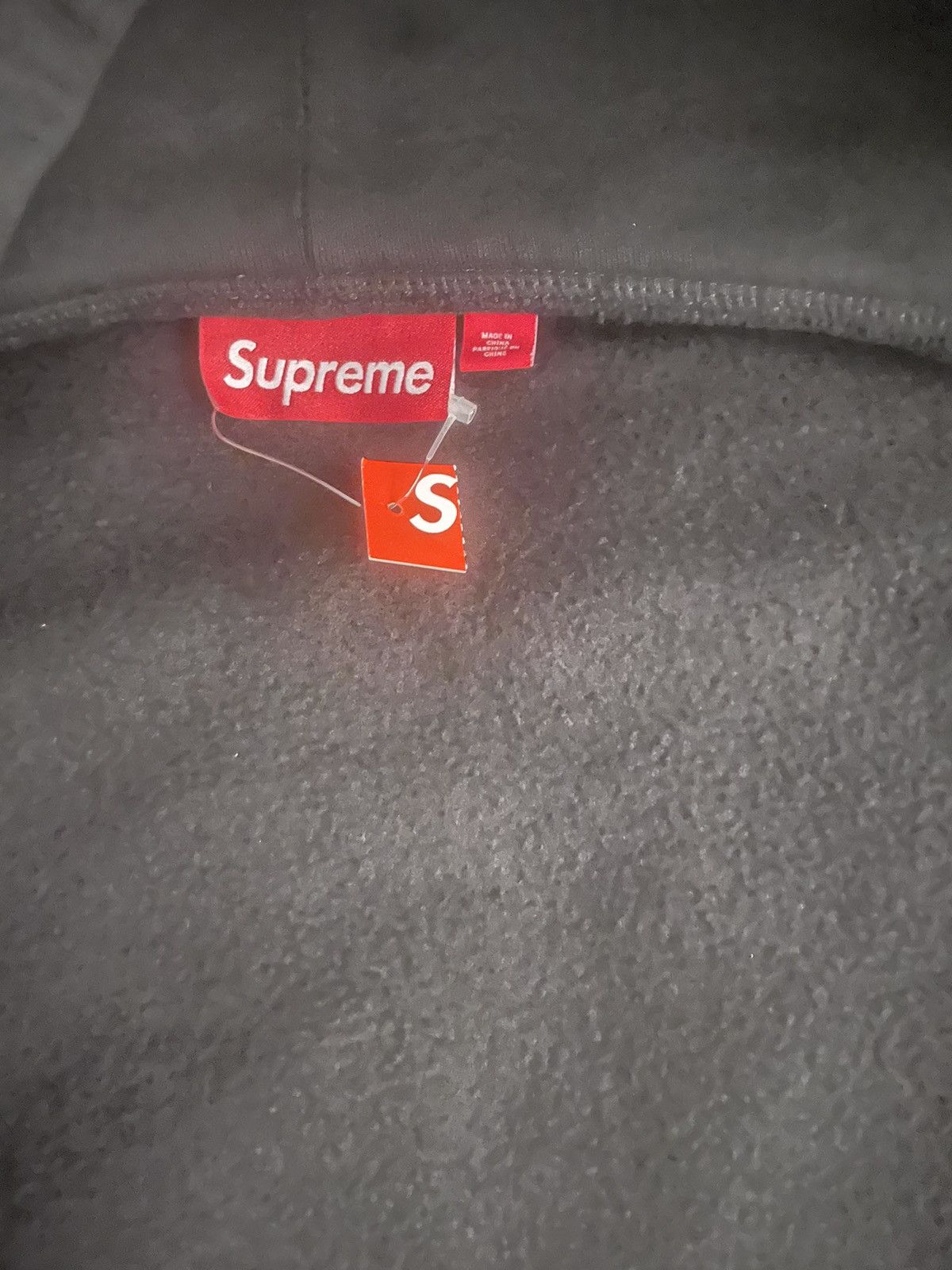Supreme Supreme Aphex Twin Zip Up Black Hooded Sweatshirt Size US L / EU 52-54 / 3 - 5 Thumbnail