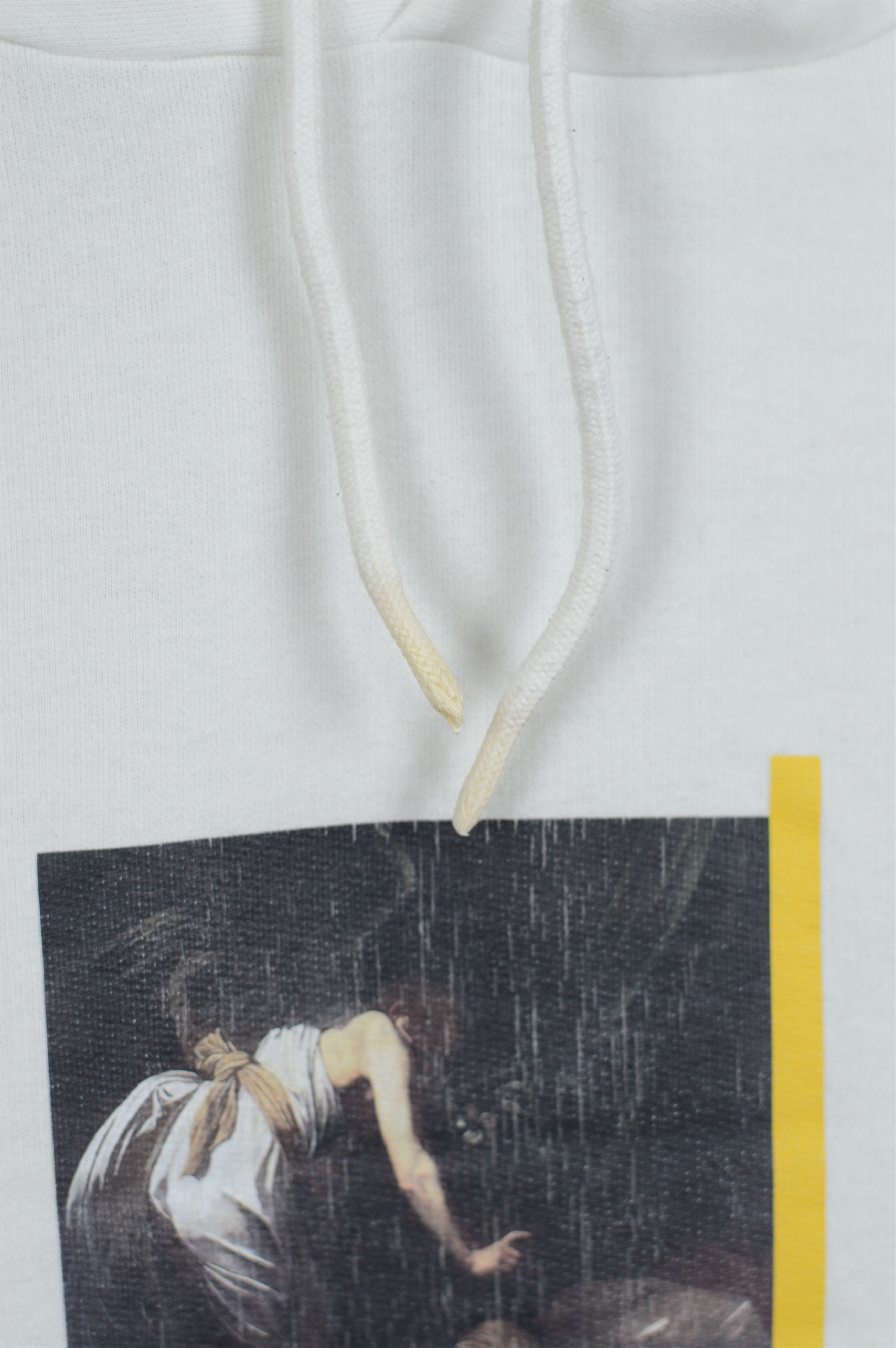 Off-White Off White "Cut Off" Caravaggio Print Hoodie White Size US S / EU 44-46 / 1 - 5 Thumbnail