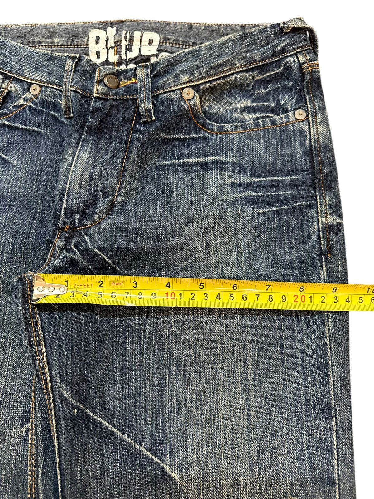 Japanese Brand Vintage Japanese Brand Faded Wash Paint Splatter Style Jeans Size US 28 / EU 44 - 14 Thumbnail