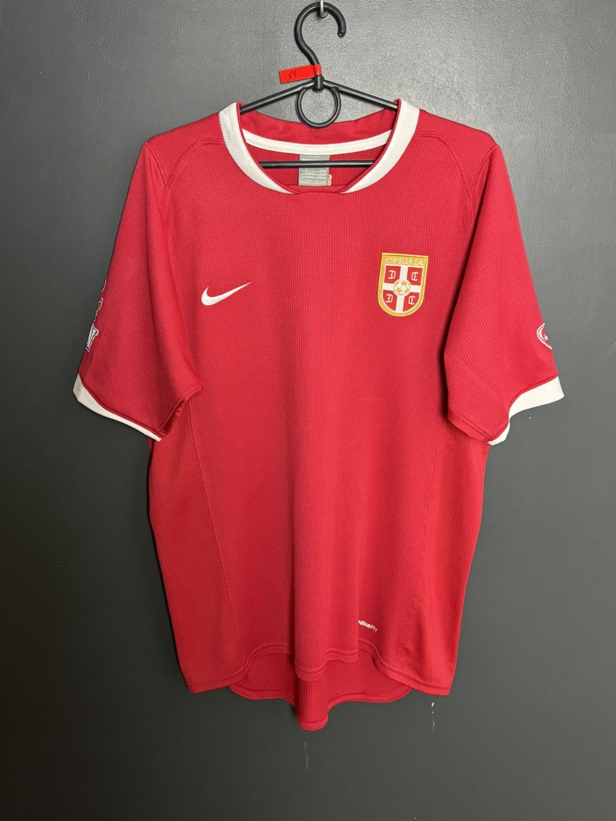 Nike Serbia National Team 08/09 Home Football Jersey T-Shirt Size US S / EU 44-46 / 1 - 1 Thumbnail