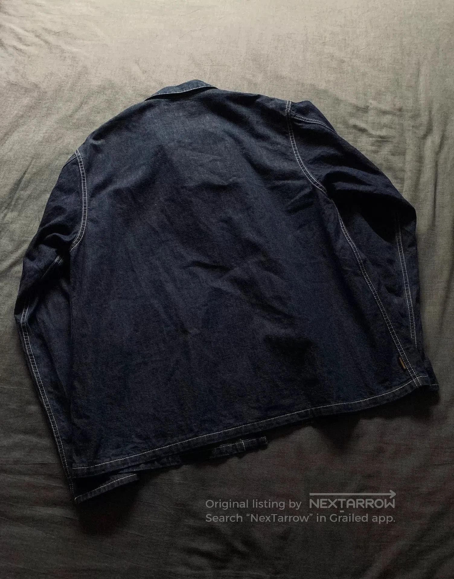Neighborhood NEIGHBORHOOD HUSTLAS Washed Denim Jacket. Size US L / EU 52-54 / 3 - 3 Thumbnail