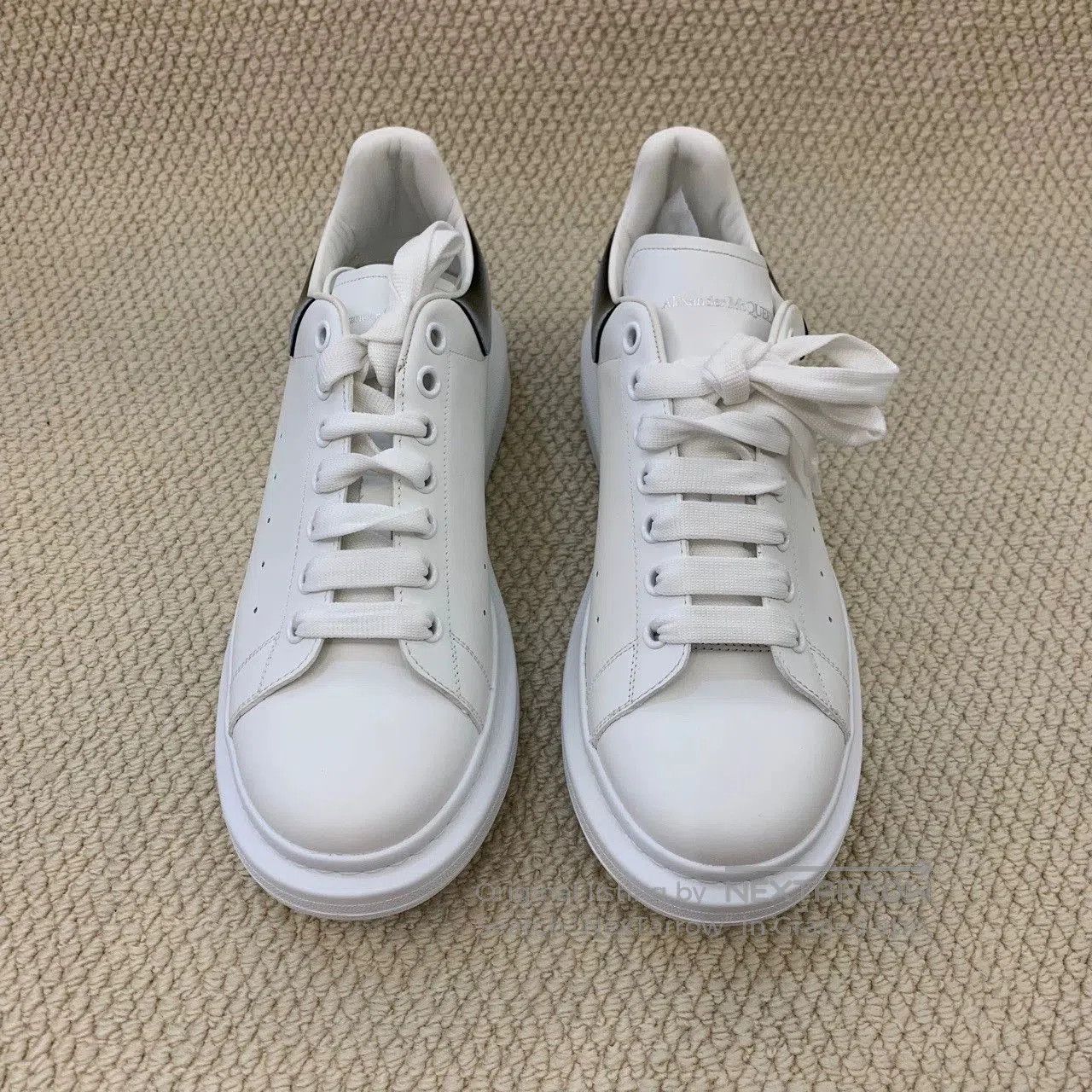 Alexander McQueen alexander mcqueen oversized white low-top sneakers. Size US 10 / EU 43 - 3 Thumbnail