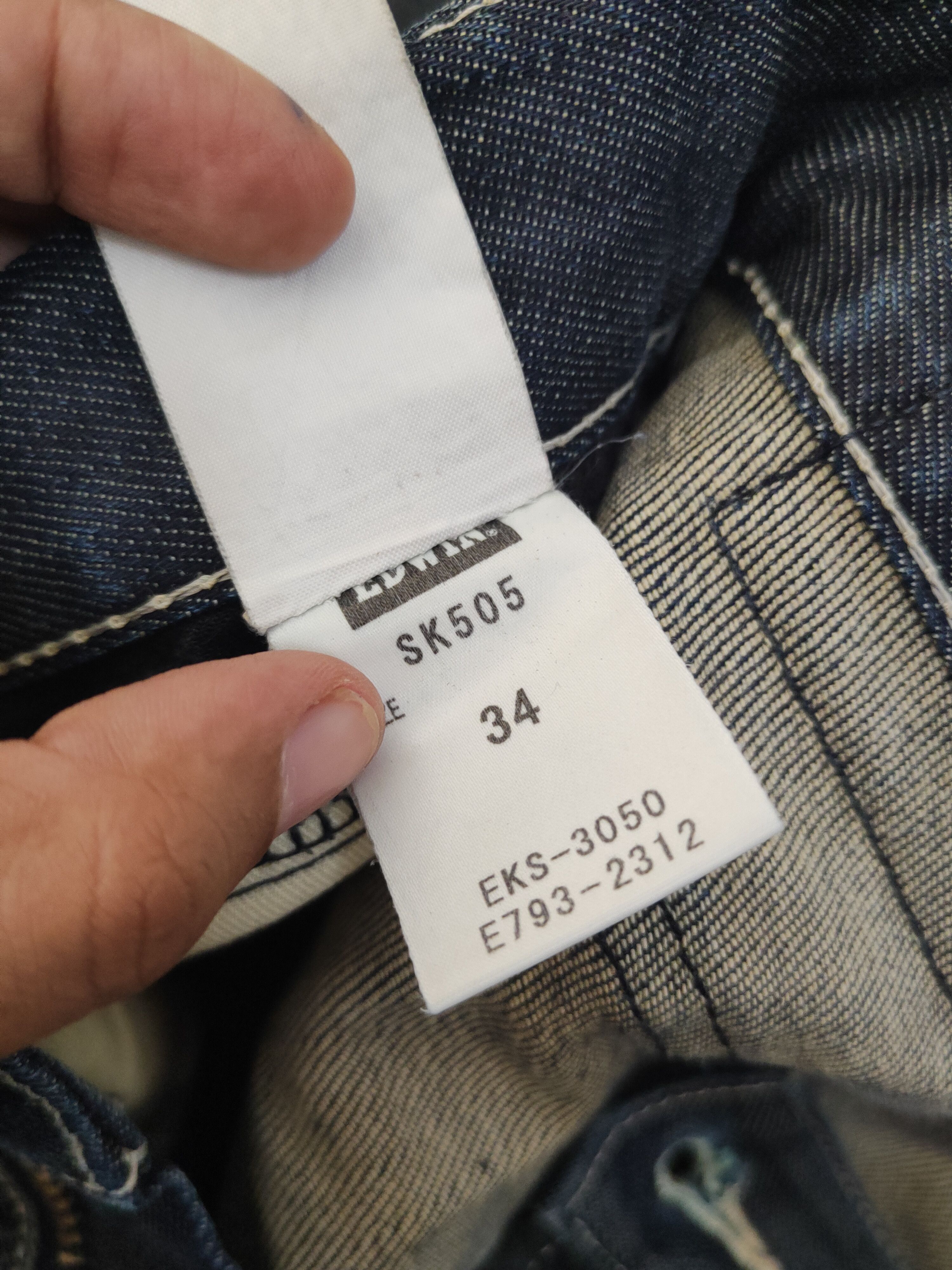Anime Edwin X Bandai Gundam selvedge Ripped denim Jeans #W1723 Size US 35 - 15 Thumbnail