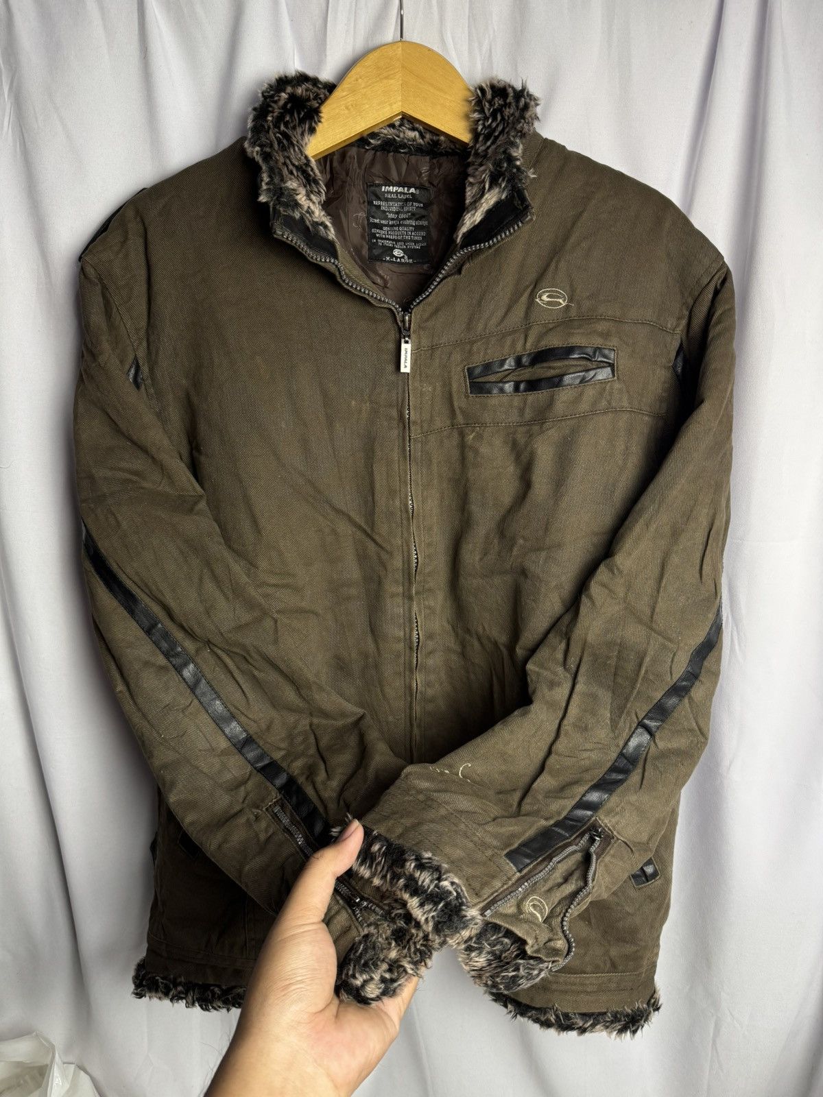 If Six Was Nine Fur jacket Impala ifsixwasnine style Size US L / EU 52-54 / 3 - 3 Thumbnail