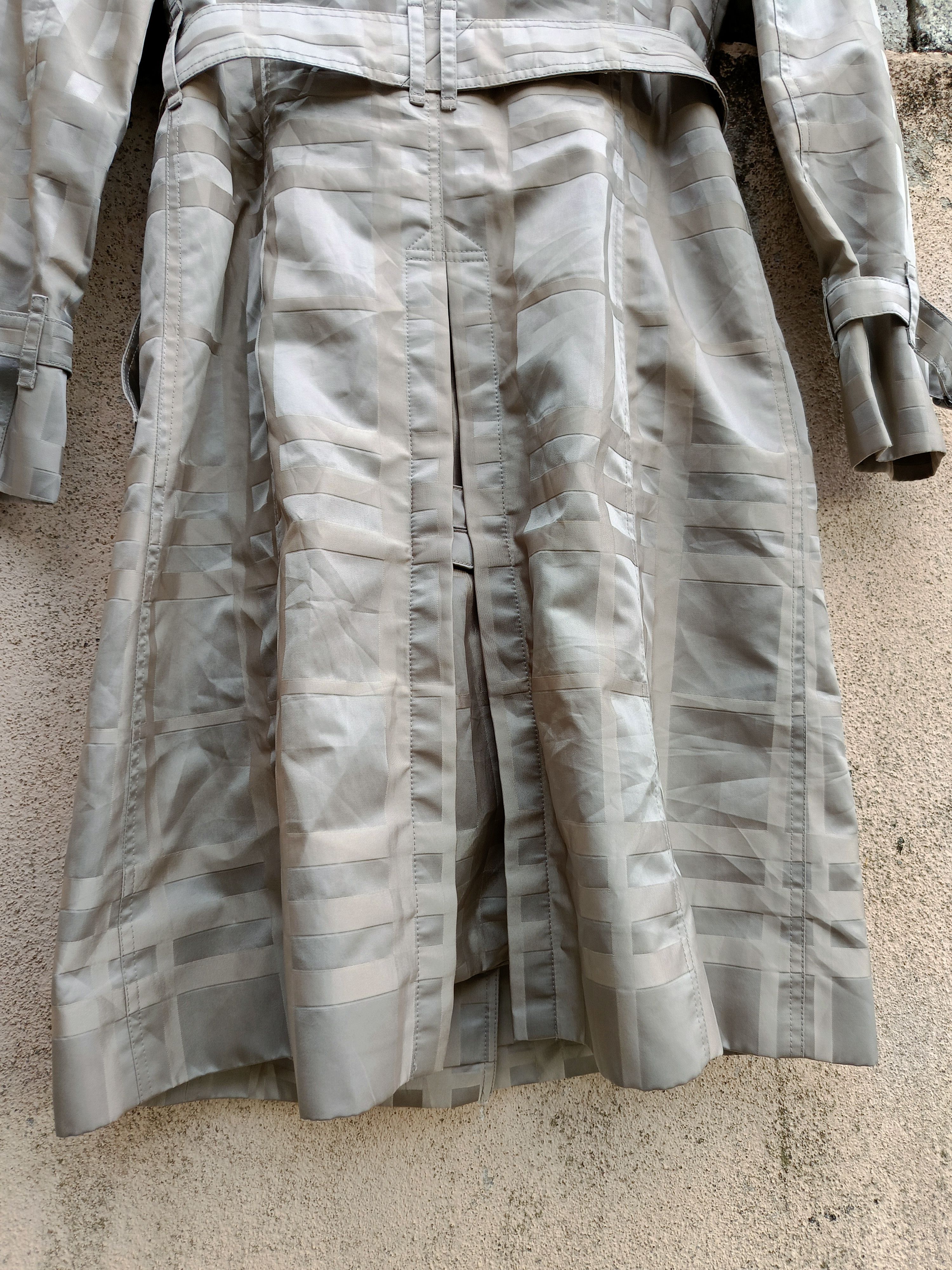 Burberry BURBERRY LONDON LAVENDER CHECK FABRIC HAWKESBURY TRENCH COAT Size US S / EU 44-46 / 1 - 7 Thumbnail