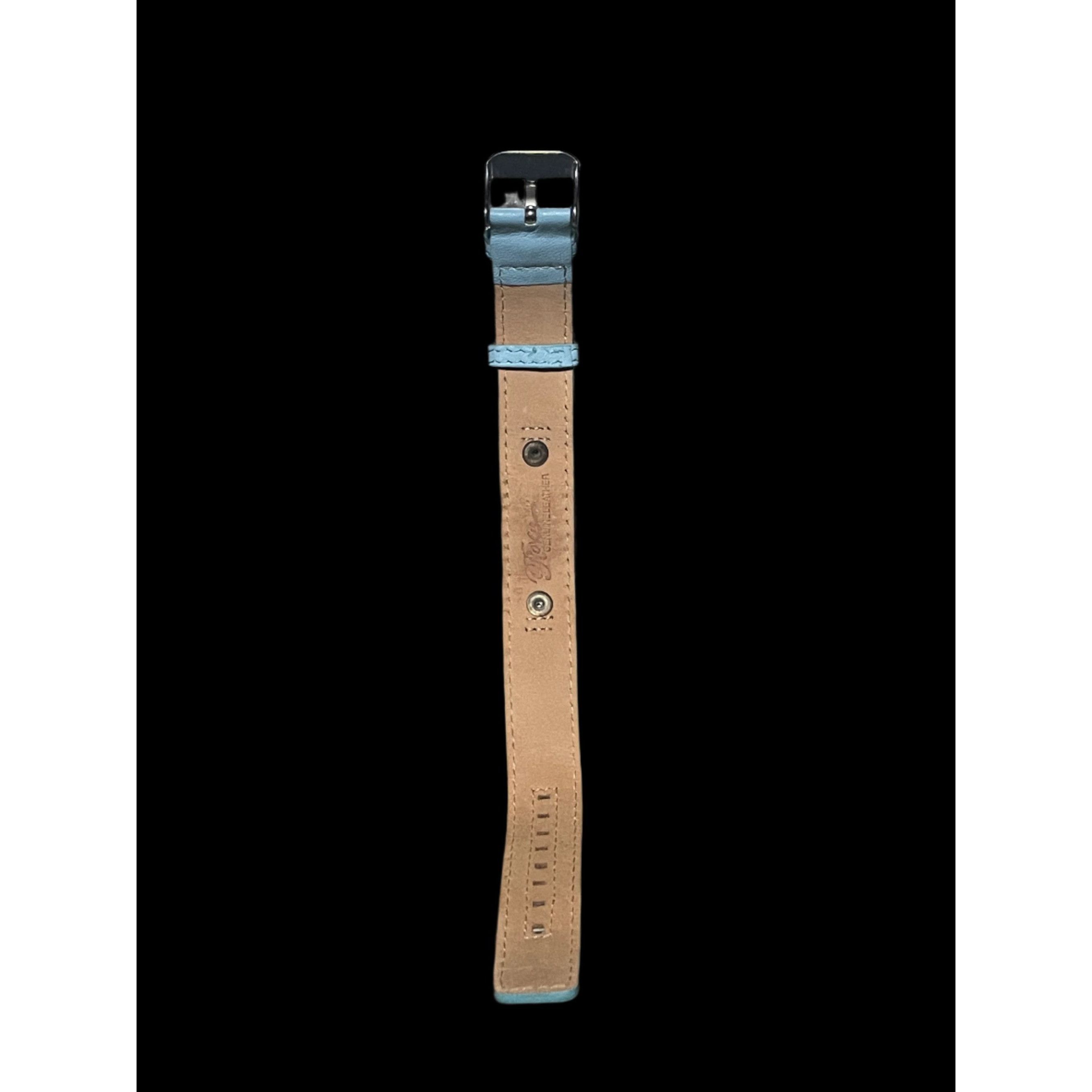 Vintage Vintage Roxy Blue Genuine Leather Band Chic Ladies Watch Size ONE SIZE - 7 Thumbnail