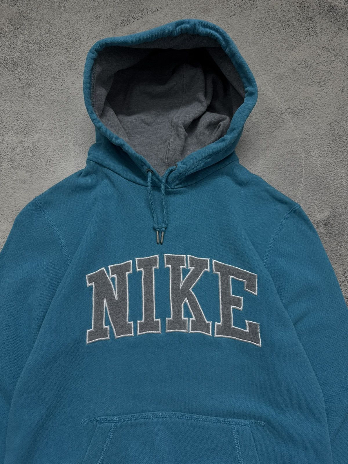 Nike Vintage Y2K Nike Big Swoosh Hoodie 00’s Size S / US 4 / IT 40 - 2 Thumbnail