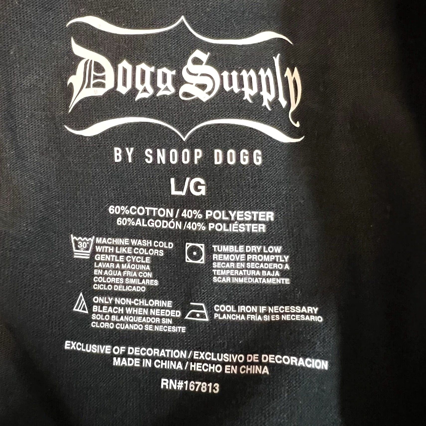 Vintage Snoop Dogg Dog Supply T-Shirt Mens Size L Black Size US L / EU 52-54 / 3 - 4 Thumbnail