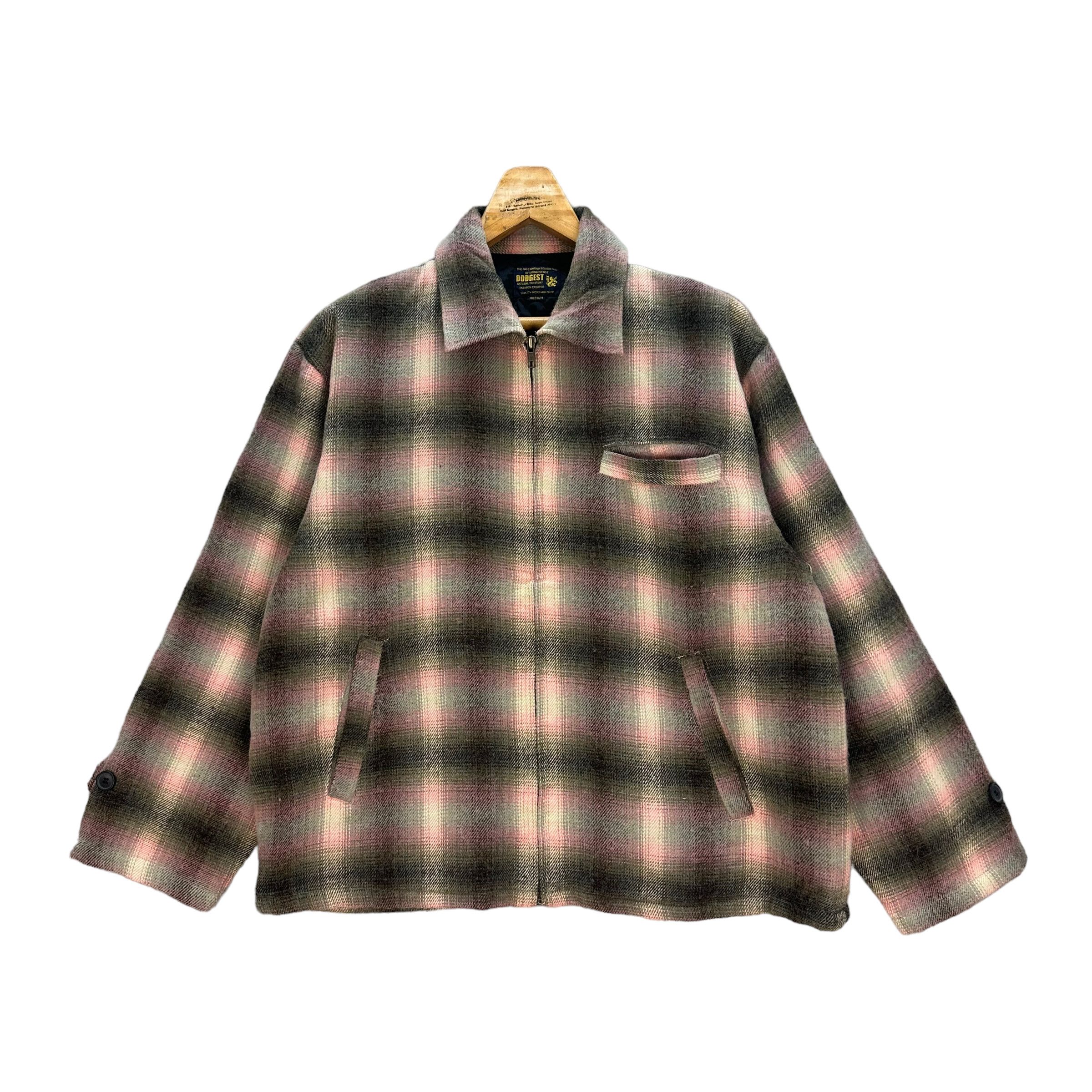 90\'s DODGEST WORKMAN SHIP TARTAN FLANNEL JACKET #7875-187