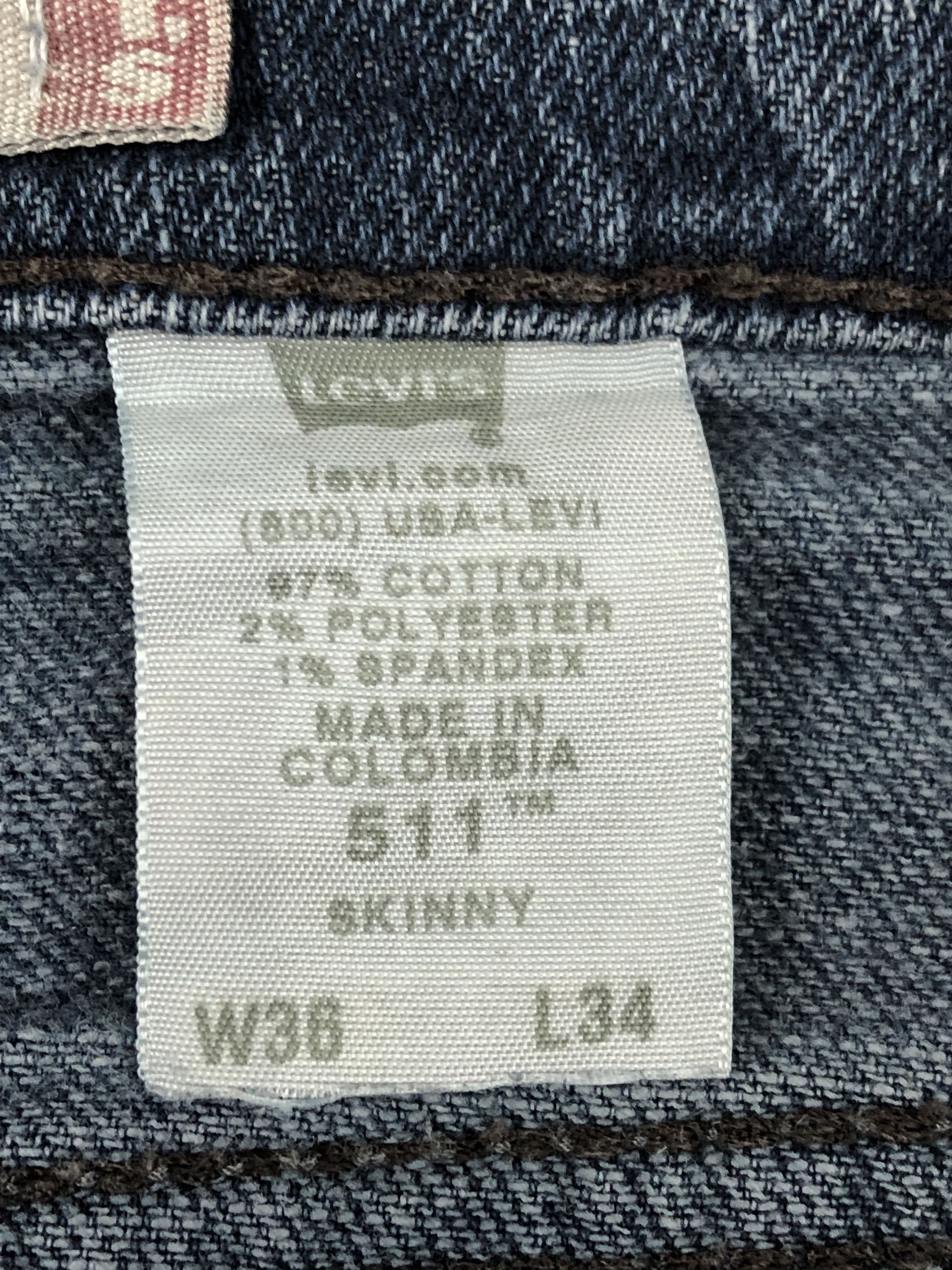 Levi's Vintage Levis 511 Distressed Blue Denim Jeans DPP0243 Size US 36 / EU 52 - 11 Thumbnail