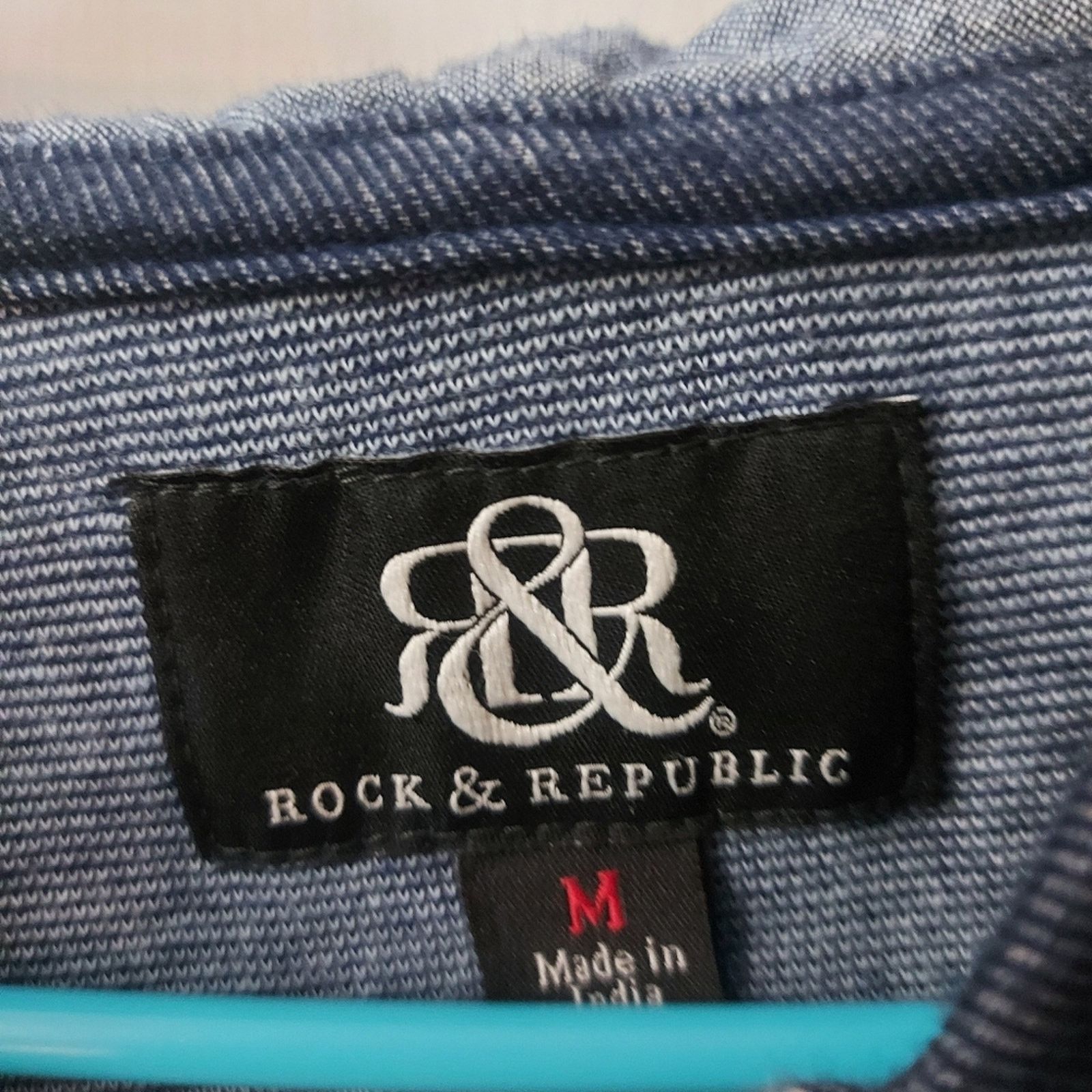 Rock & Republic Rock & Republic Long Sleeve Blue Hoodie M Academia Size US M / EU 48-50 / 2 - 7 Thumbnail