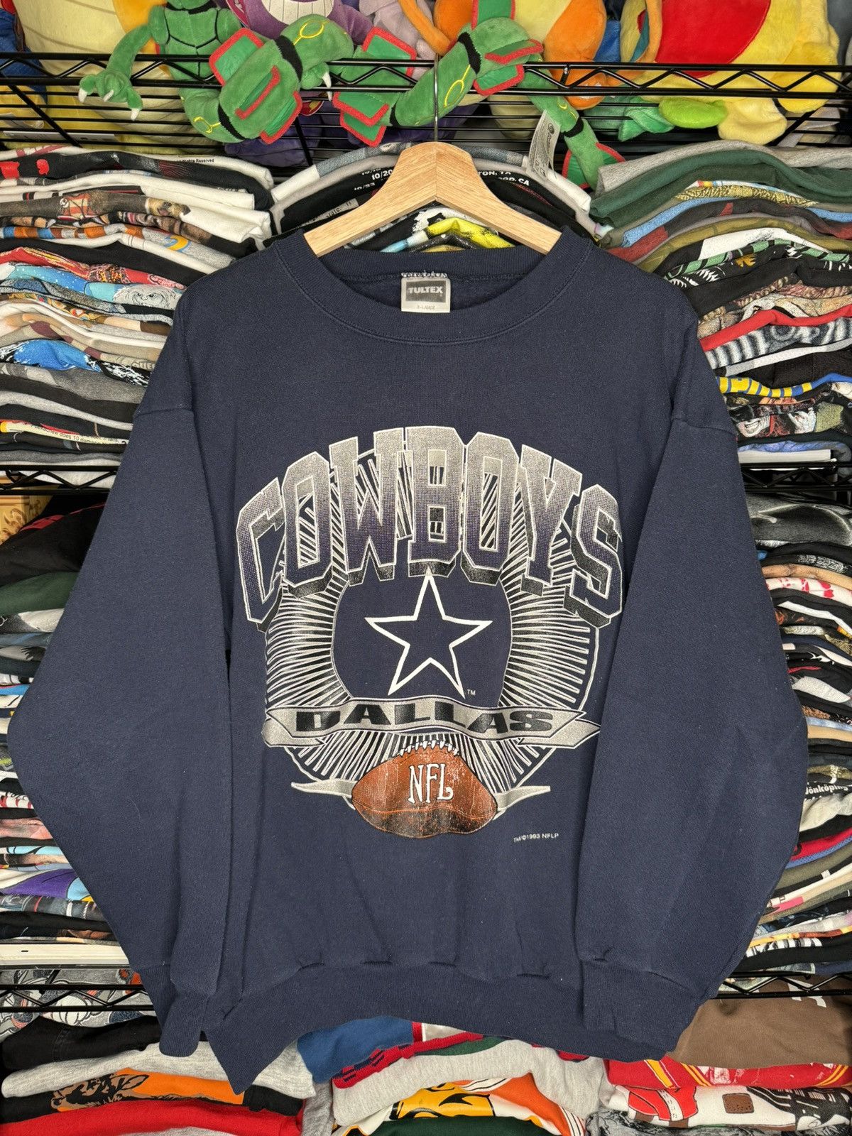 NFL × Vintage Vintage ‘93 Dallas Cowboys NFL Football Crewneck Sweatshirt Size US XL / EU 56 / 4 - 1 Thumbnail