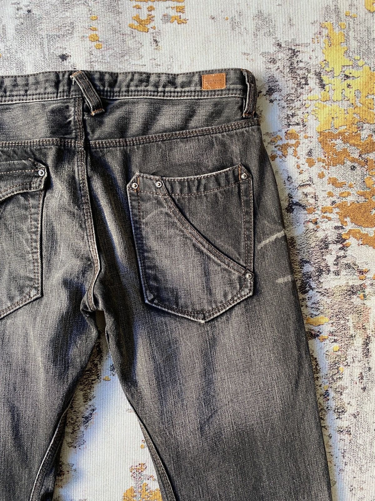 Tornado Mart Nico Club For Men NCFM Claws Mark Design Flare Denim Size US 34 / EU 50 - 21 Thumbnail