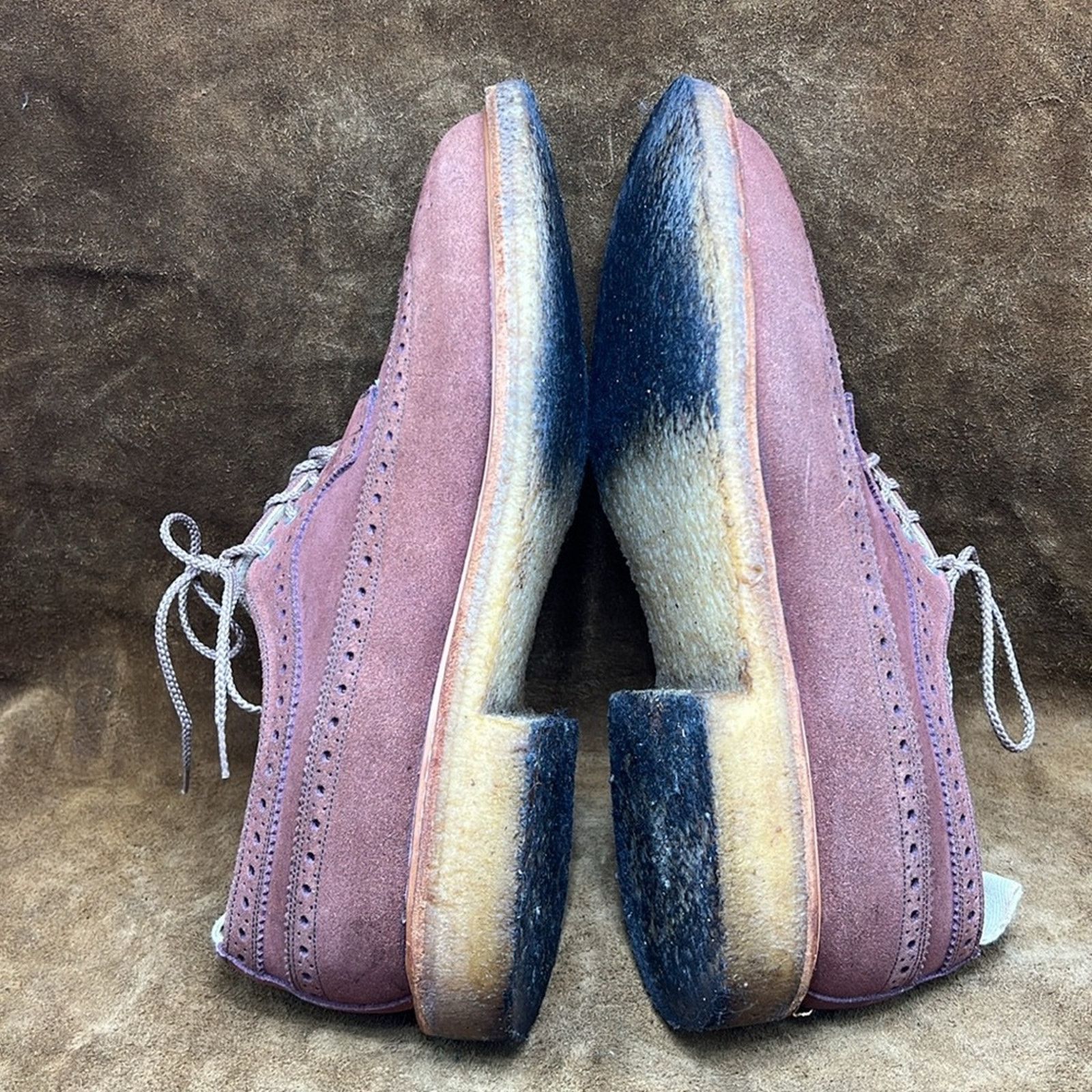 Other End Hunting CO. By Trickers Suede Wingtip Shoes Size US 11 / EU 44 - 15 Thumbnail