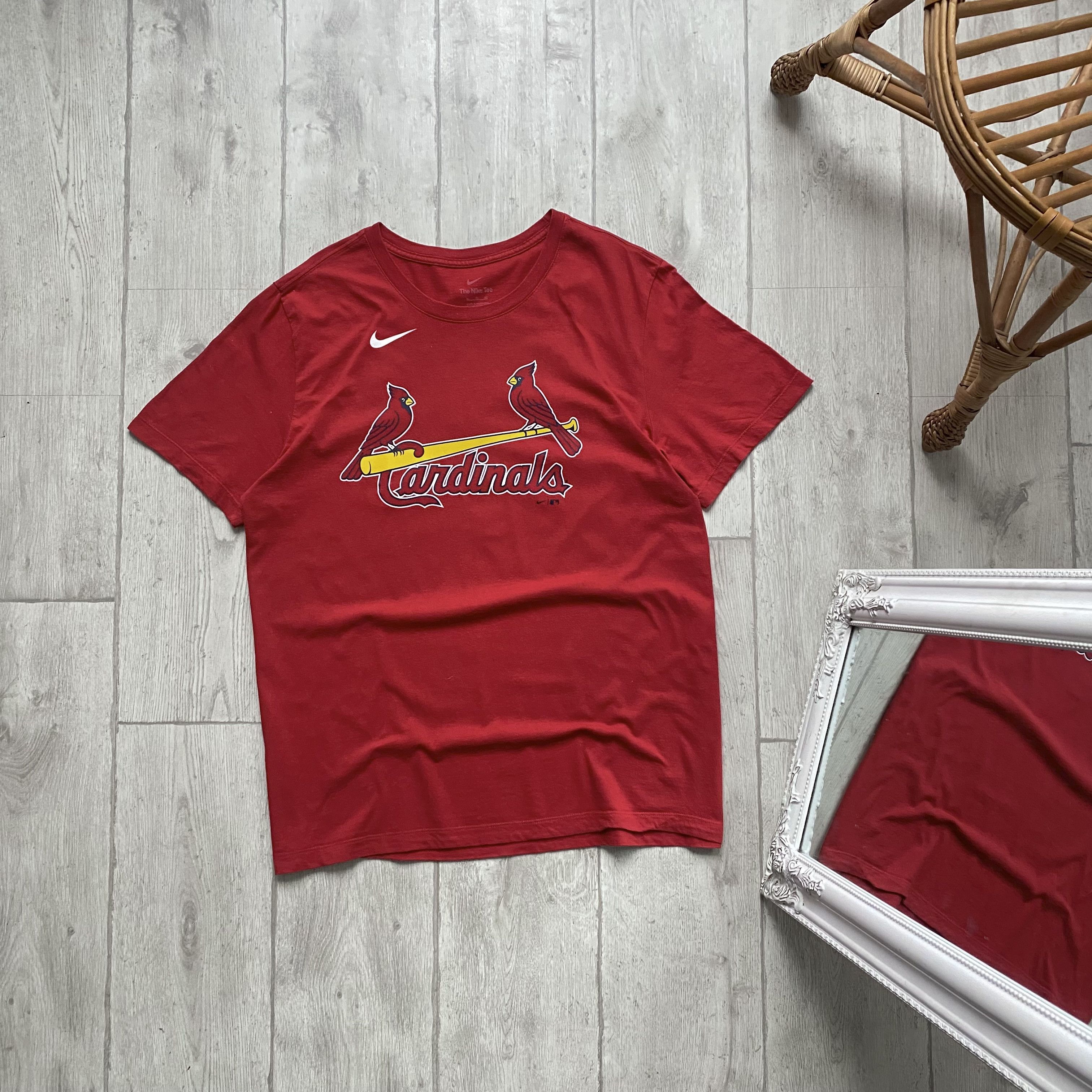 Nike ⚾️ 00s Vintage Nike St. Louis Cardinals MLB Tee Size US XL / EU 56 / 4 - 1 Thumbnail