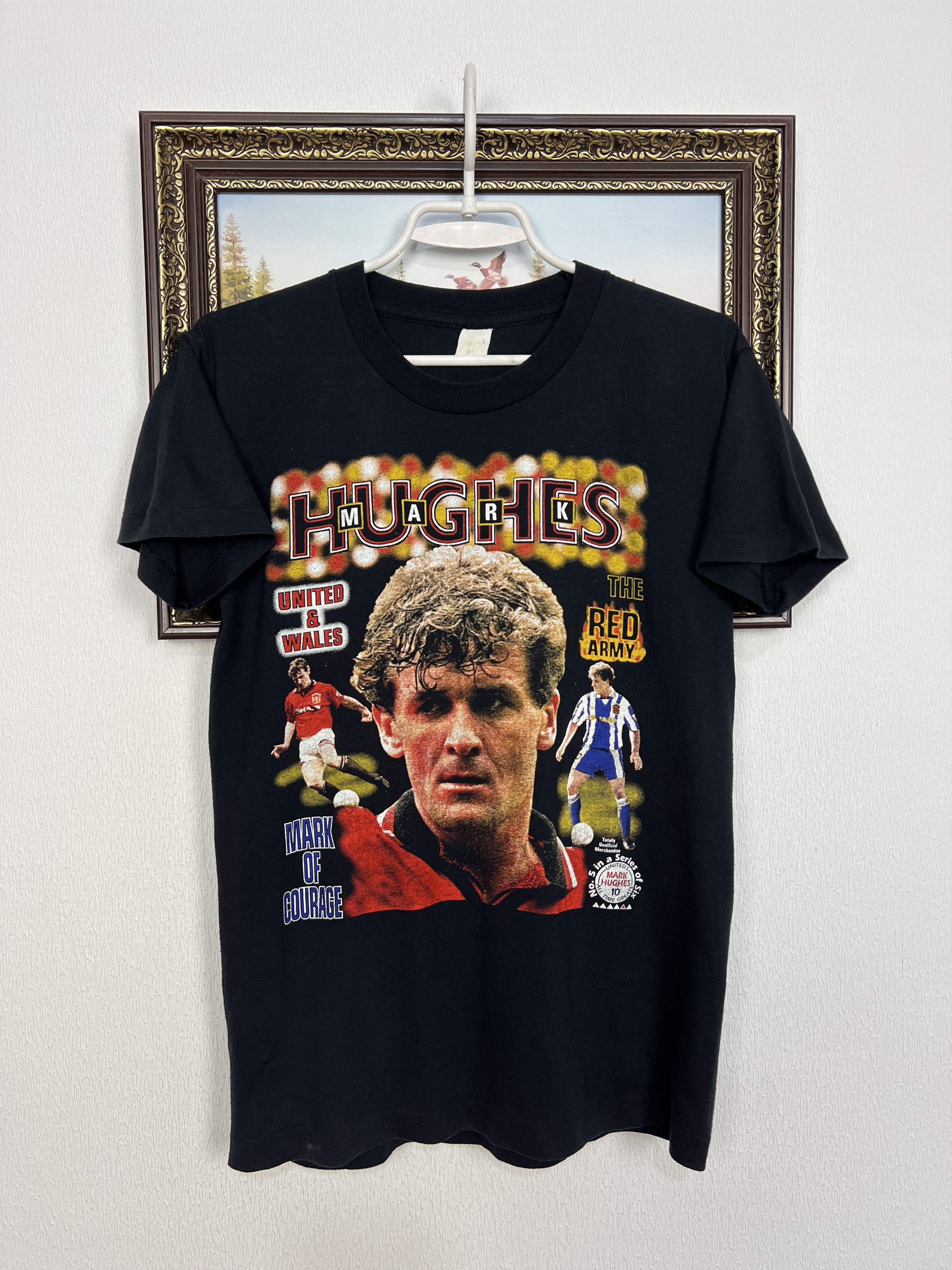 Vintage Vintage Mark Hughes Manchester United Shirt Soccer Jersey Size US M / EU 48-50 / 2 - 1 Thumbnail
