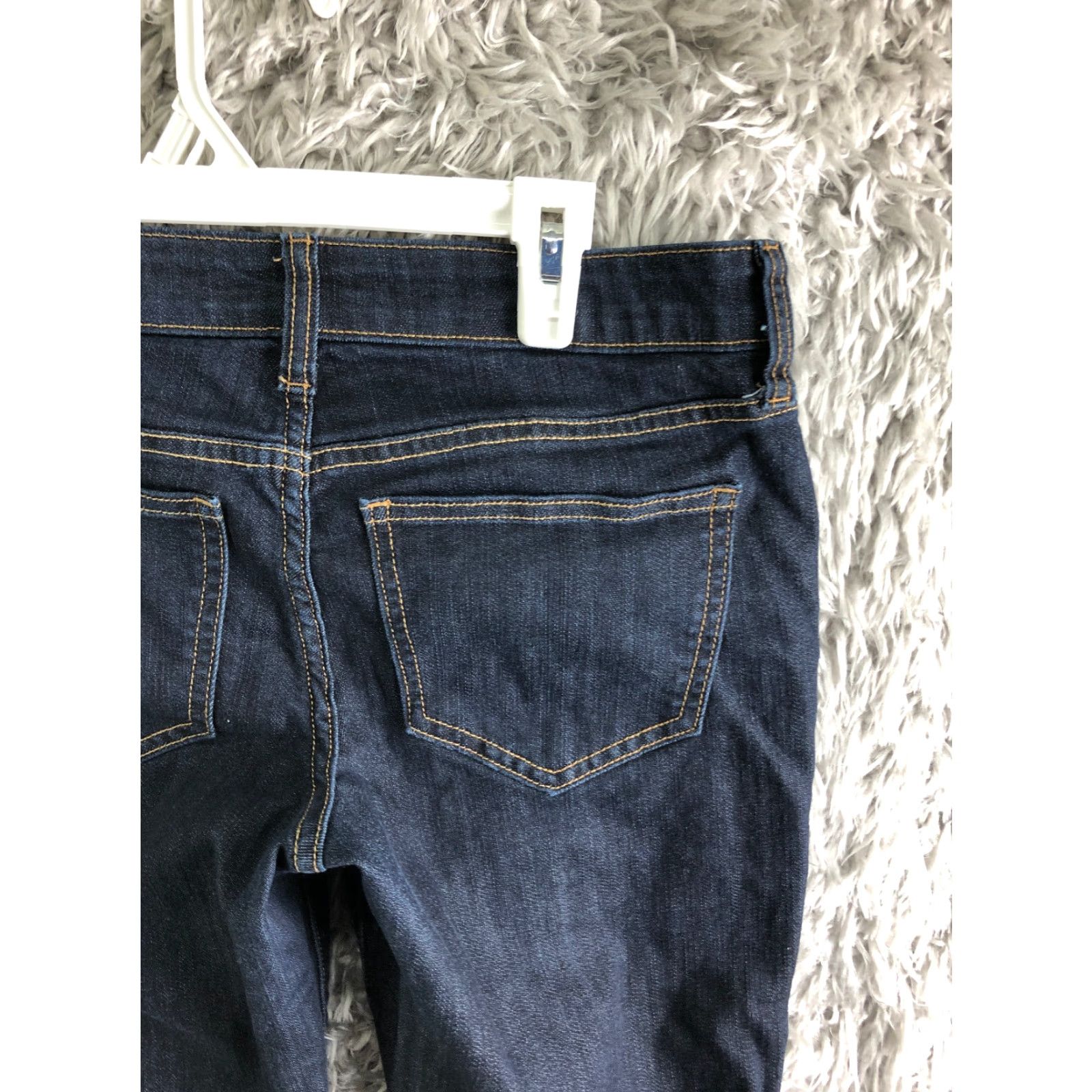 Old Navy VINTAGE Old Navy The Diva Jeans Size 2 Womens Mid Rise Dark Wash Blue Denim Jeans Size 26" / US 2 / IT 38 - 6 Thumbnail