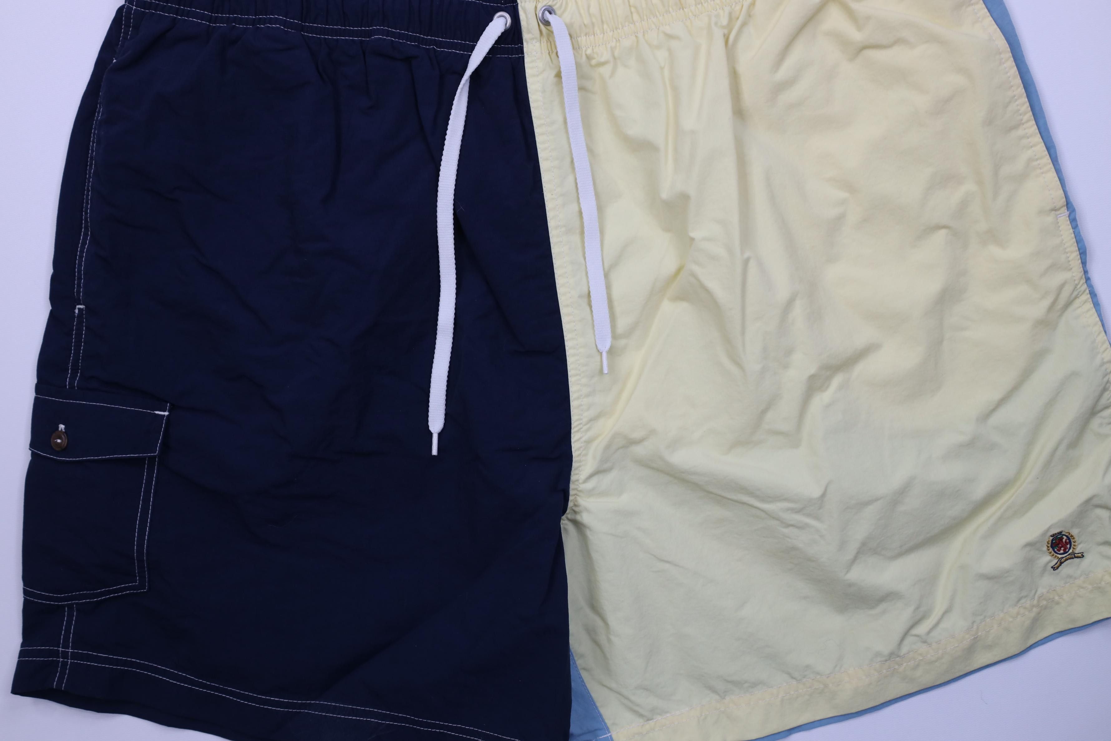 Tommy Hilfiger Vintage 90s Y2K Tommy Hilfiger Lined Swim Trunks Shorts Size US 36 / EU 52 - 3 Thumbnail