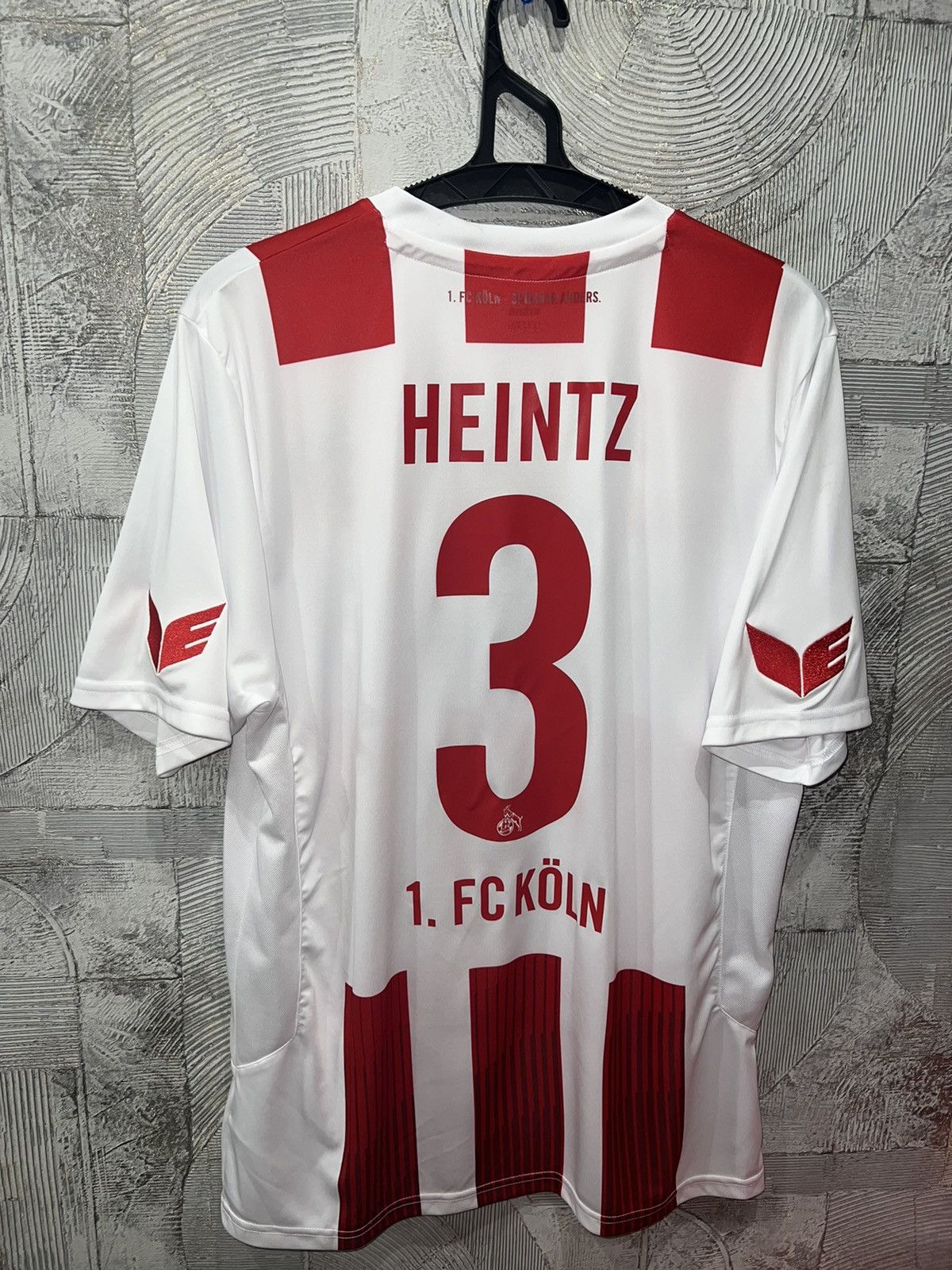 Erima × Vintage 1 Fc Koln Erima Rewe Jersey White Red Heintz 3 Size US L / EU 52-54 / 3 - 7 Thumbnail