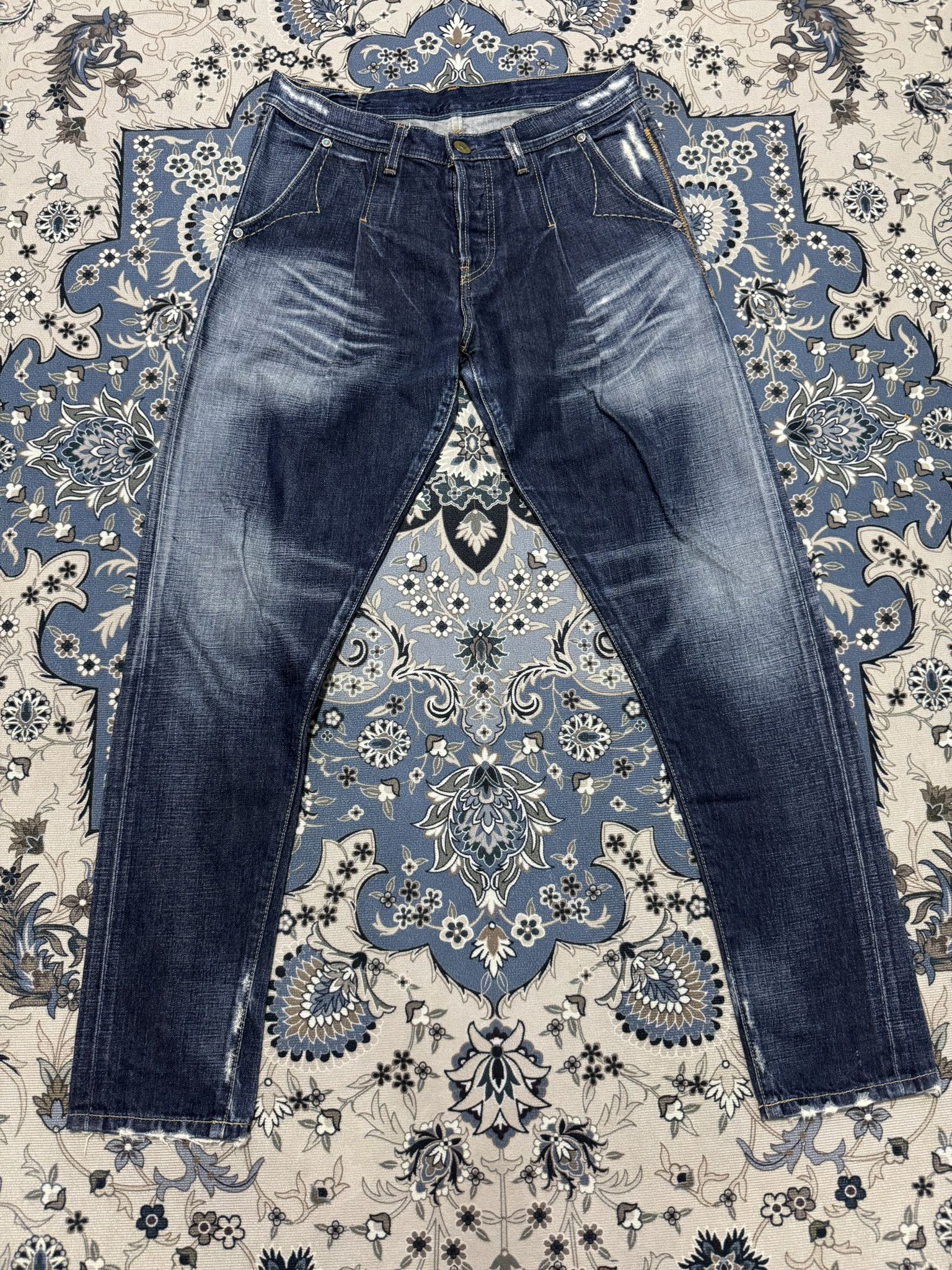Japanese Brand × Levi's Levi's Distressed Denim Style Rain stone Selvadge Jeans Size US 30 / EU 46 - 1 Thumbnail