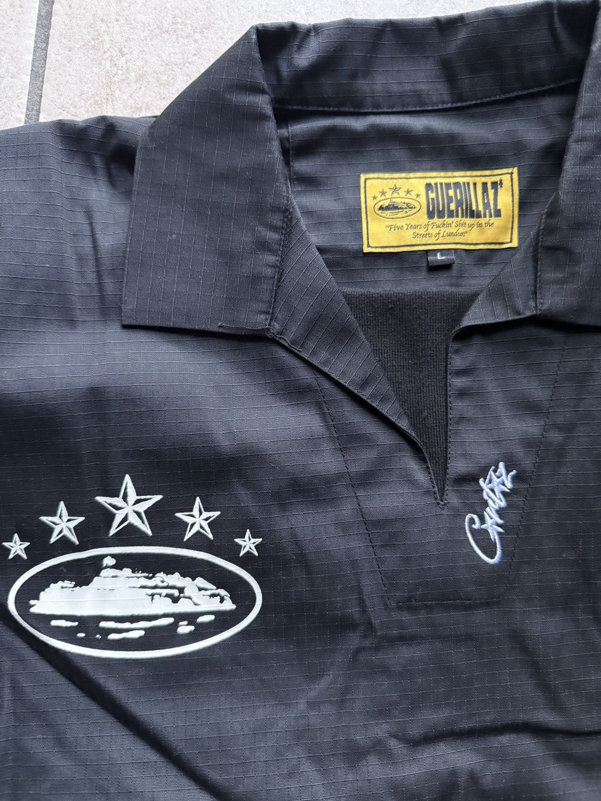 Corteiz CORTEIZ 5 STARZ GUERILLAZ DRILLTOP Size US L / EU 52-54 / 3 - 2 Thumbnail
