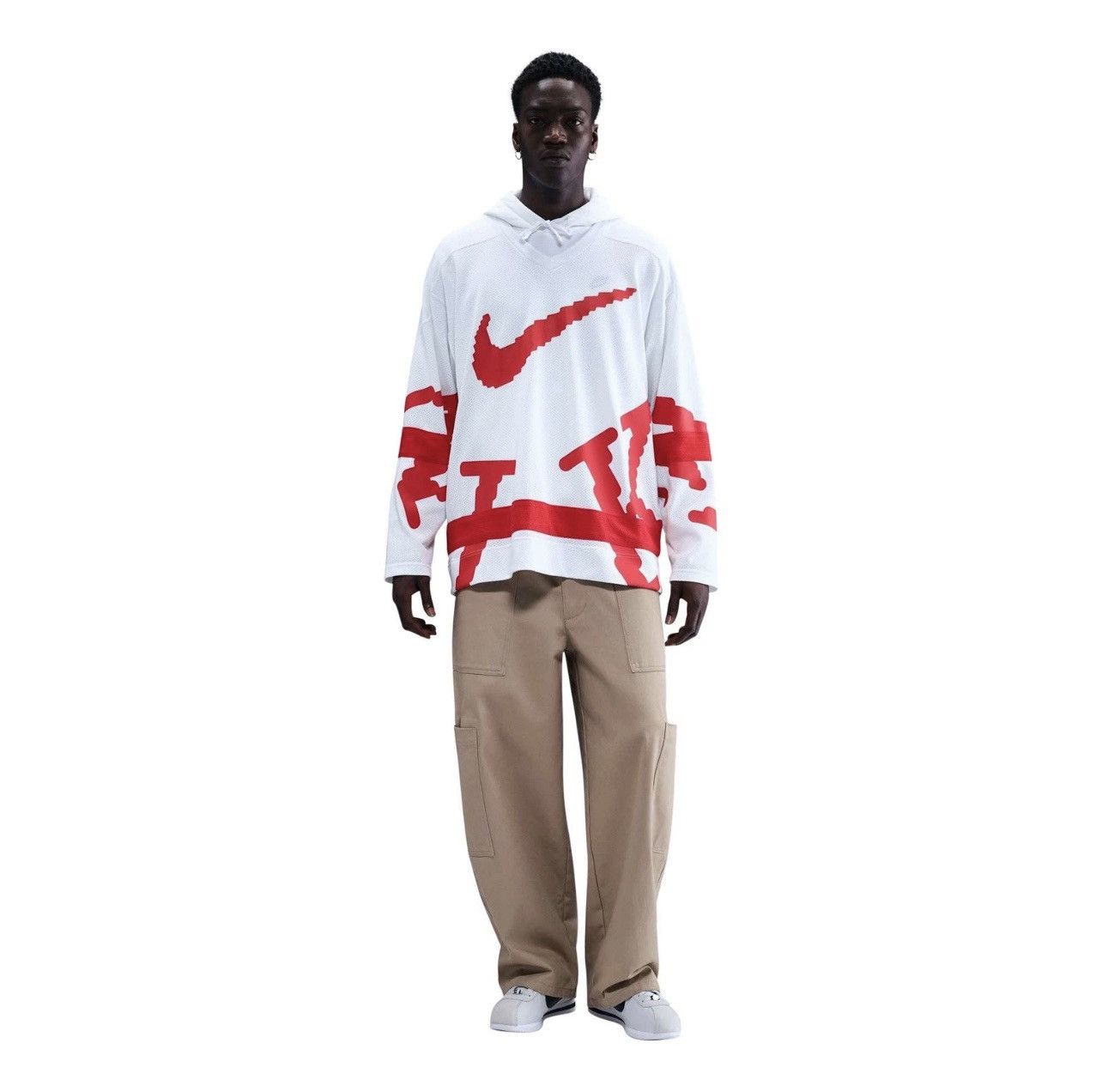 Nike NIKE SPORTSWEAR CLUB HOCKEY JERSEY_WHITE/UNIVERSITY RED Size US M / EU 48-50 / 2 - 1 Thumbnail