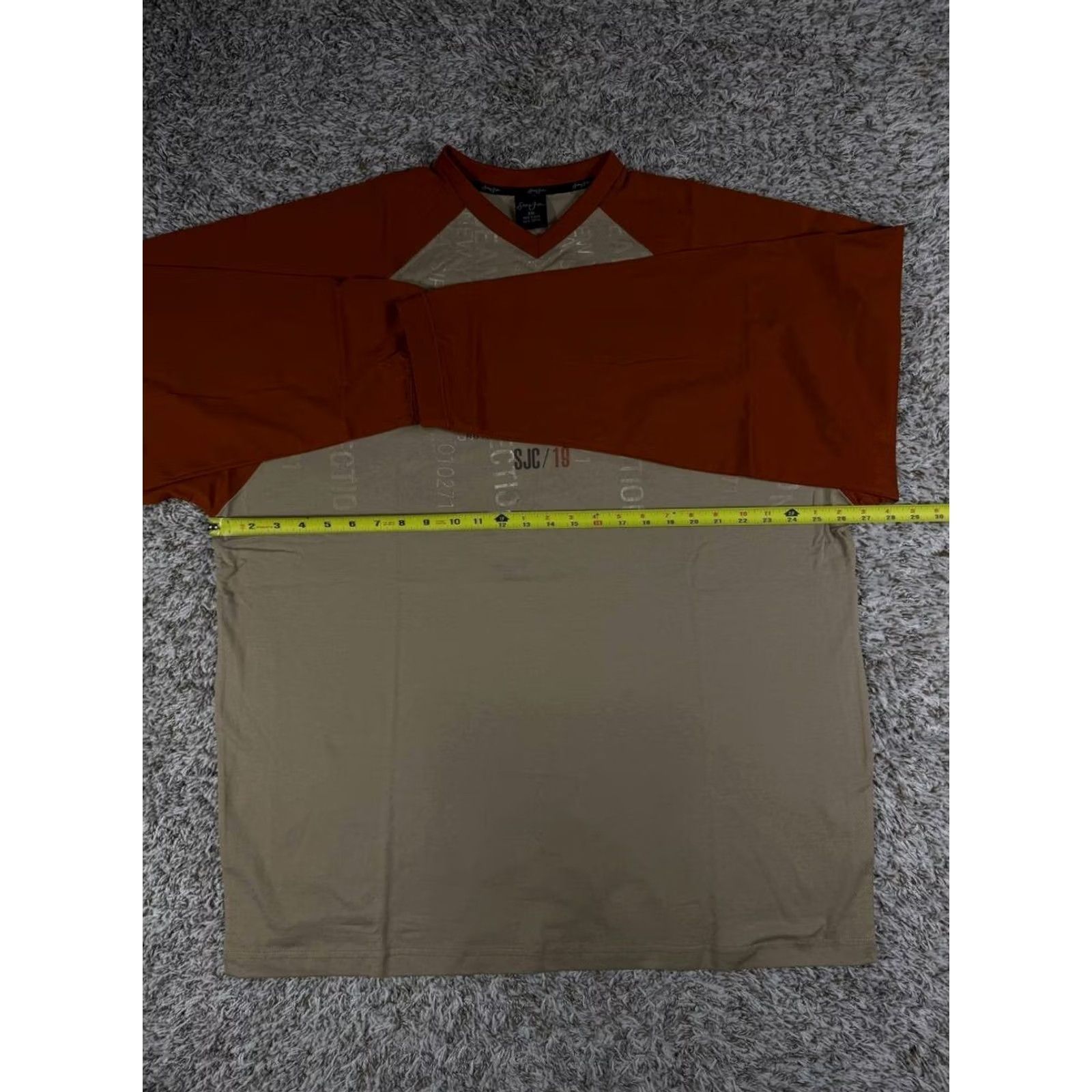 Sean John VINTAGE Sean John SJC Raglan Long Sleeve T-Shirt Hip Hop Men 2XL Beige 2000s Size US XXL / EU 58 / 5 - 5 Thumbnail