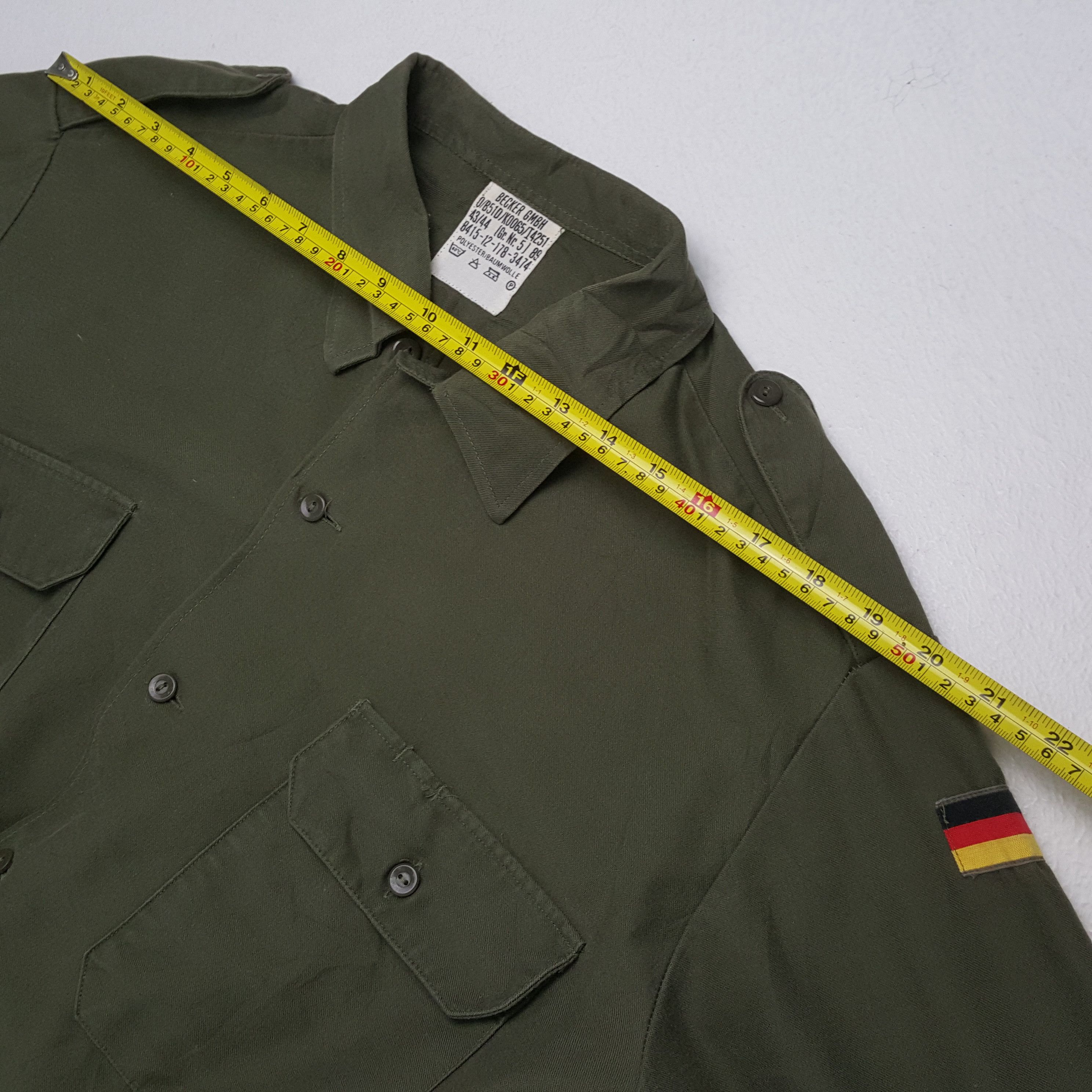 Vintage Military Army Style Custom Art Shirt Size US L / EU 52-54 / 3 - 5 Thumbnail