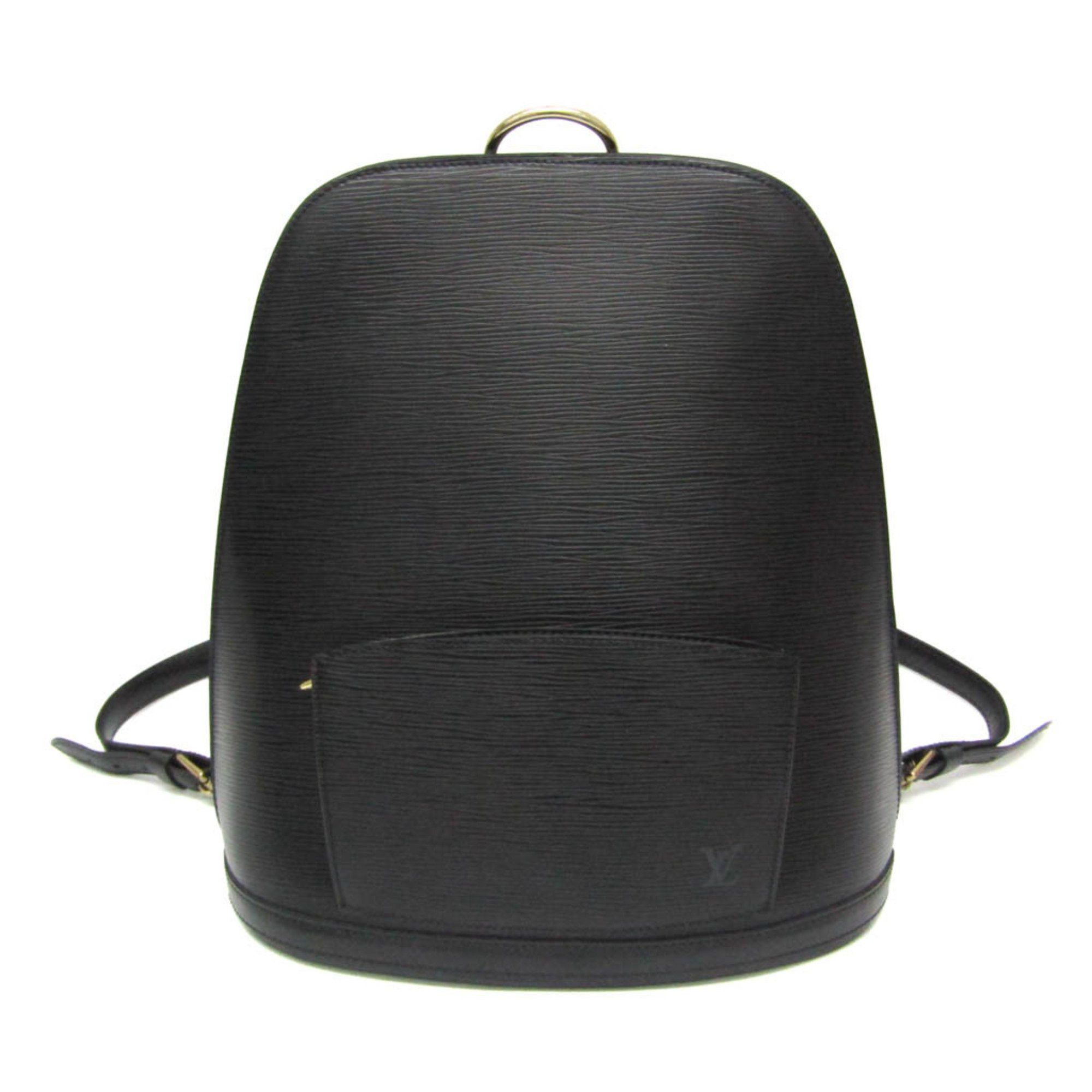 Louis Vuitton Gobelins Black Leather Backpack Bag (Pre-Owned) Size ONE SIZE - 1 Thumbnail