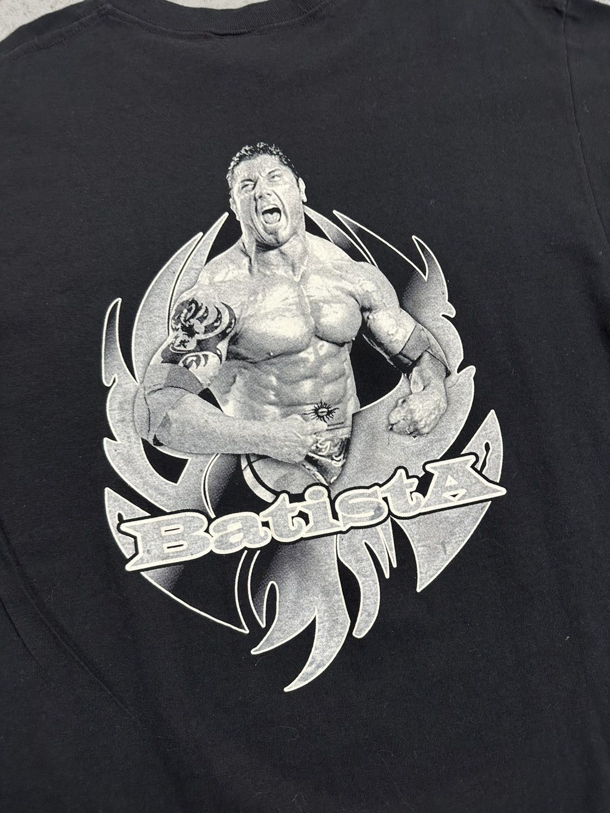 WWE Vintage 00s Batista WWE T-Shirt Size US M / EU 48-50 / 2 - 14 Thumbnail