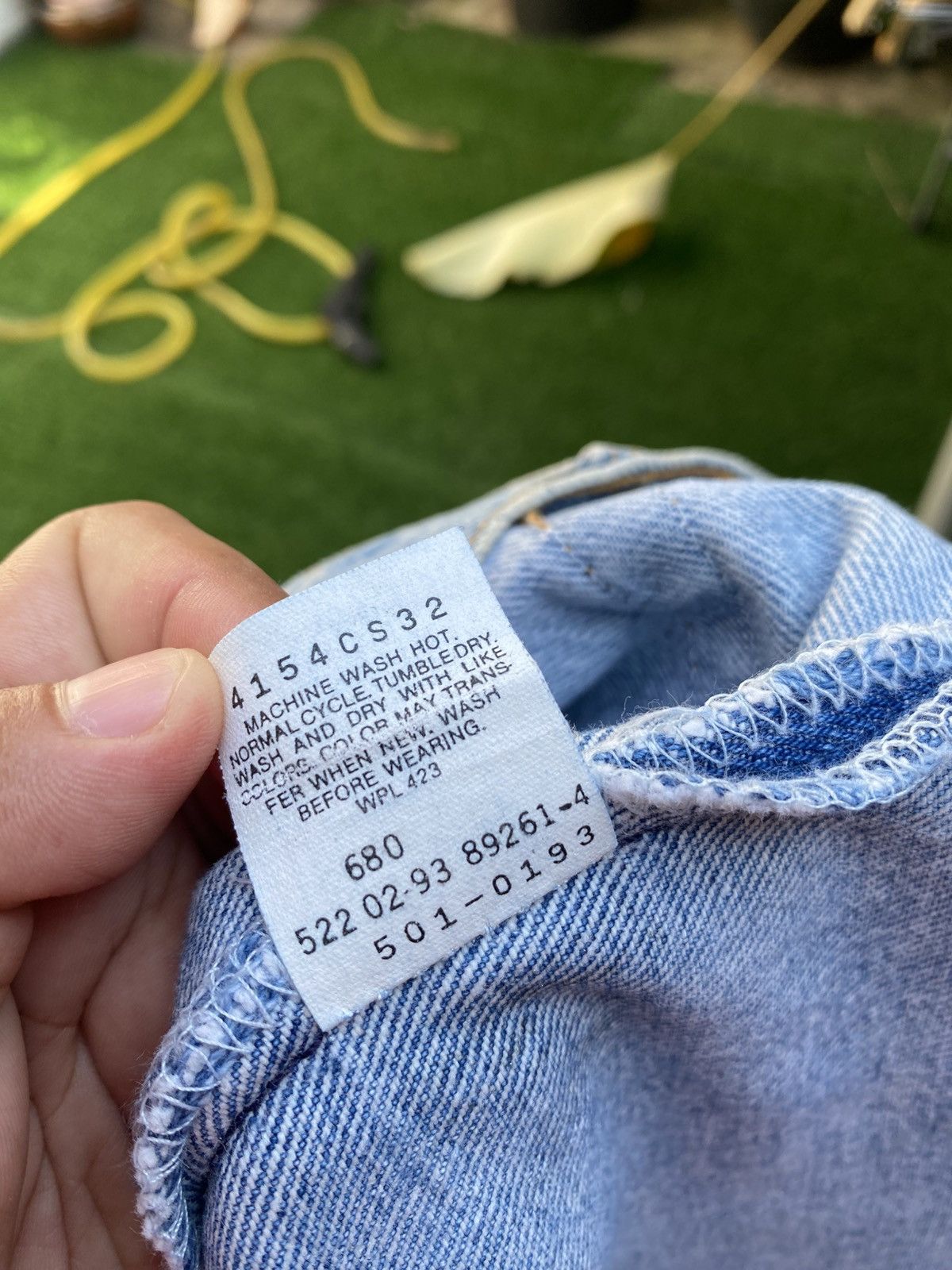 Levi's × Levi's Vintage Clothing × Vintage W33x33 vintage levi's 501 made in USA faded 90s Size US 33 - 7 Thumbnail