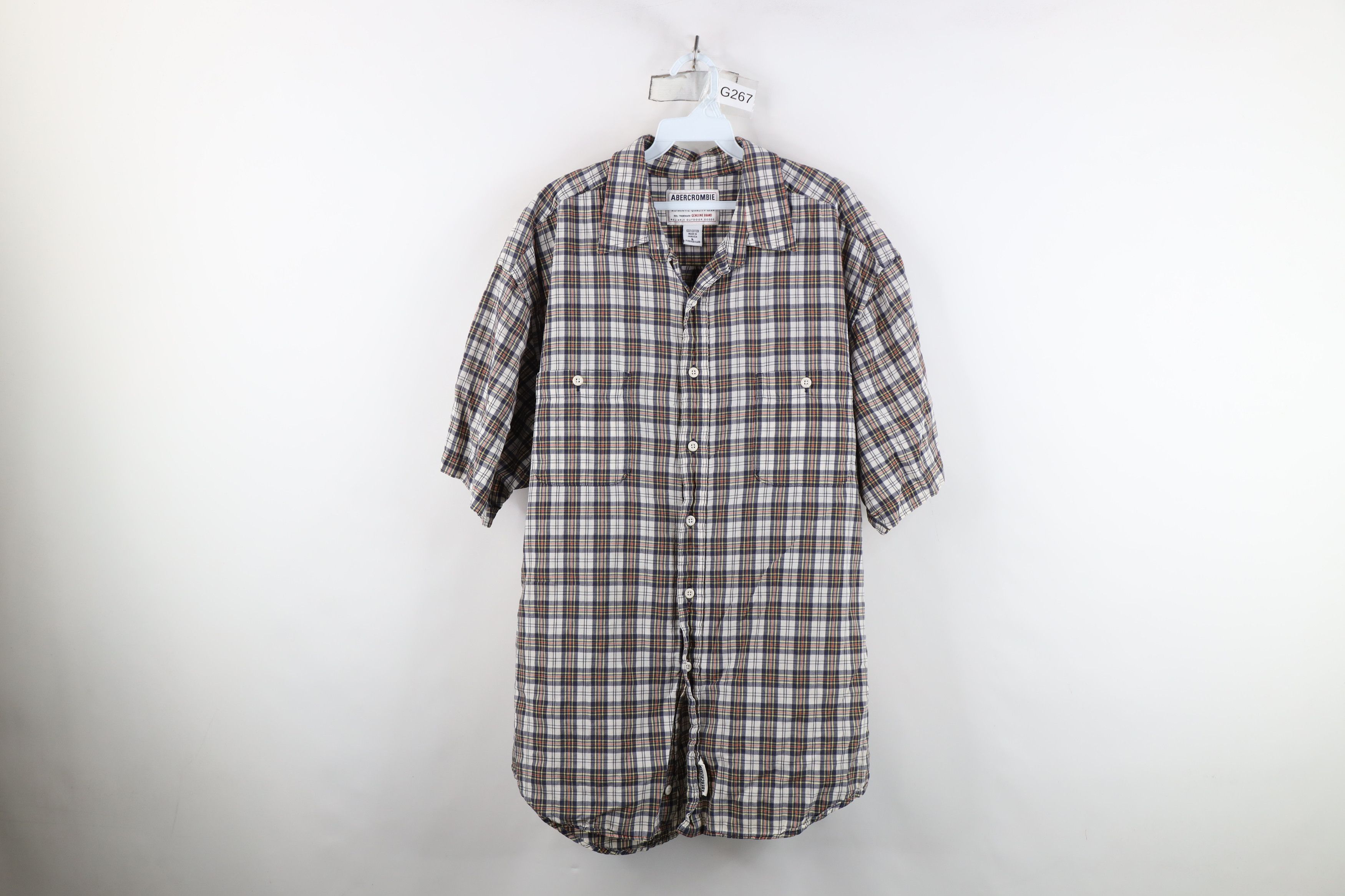 Abercrombie & Fitch Vintage 90s Abercrombie & Fitch Collar Button Shirt Plaid Size US L / EU 52-54 / 3 - 1 Thumbnail