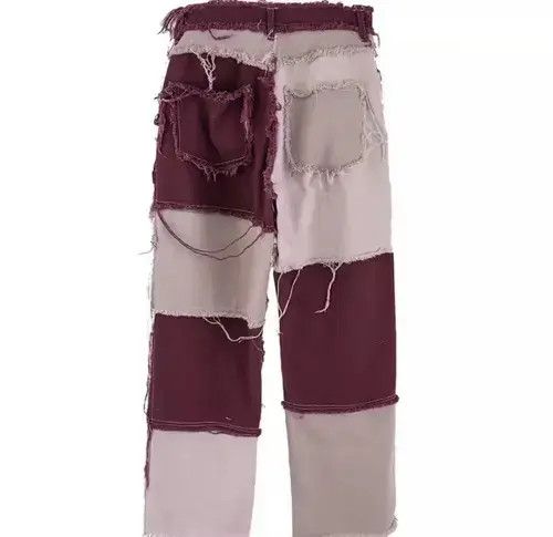 Japanese Brand Deconstructed denim jeans Size US 33 - 2 Thumbnail