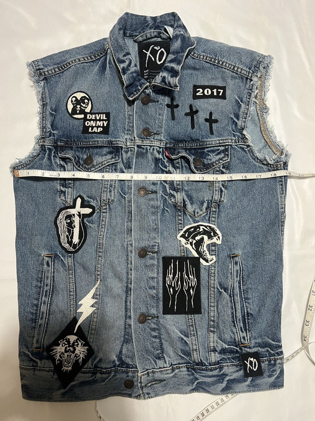 Levi's Levi’s x The Weeknd Starboy Denim Jean Vest XO Size US S / EU 44-46 / 1 - 5 Thumbnail