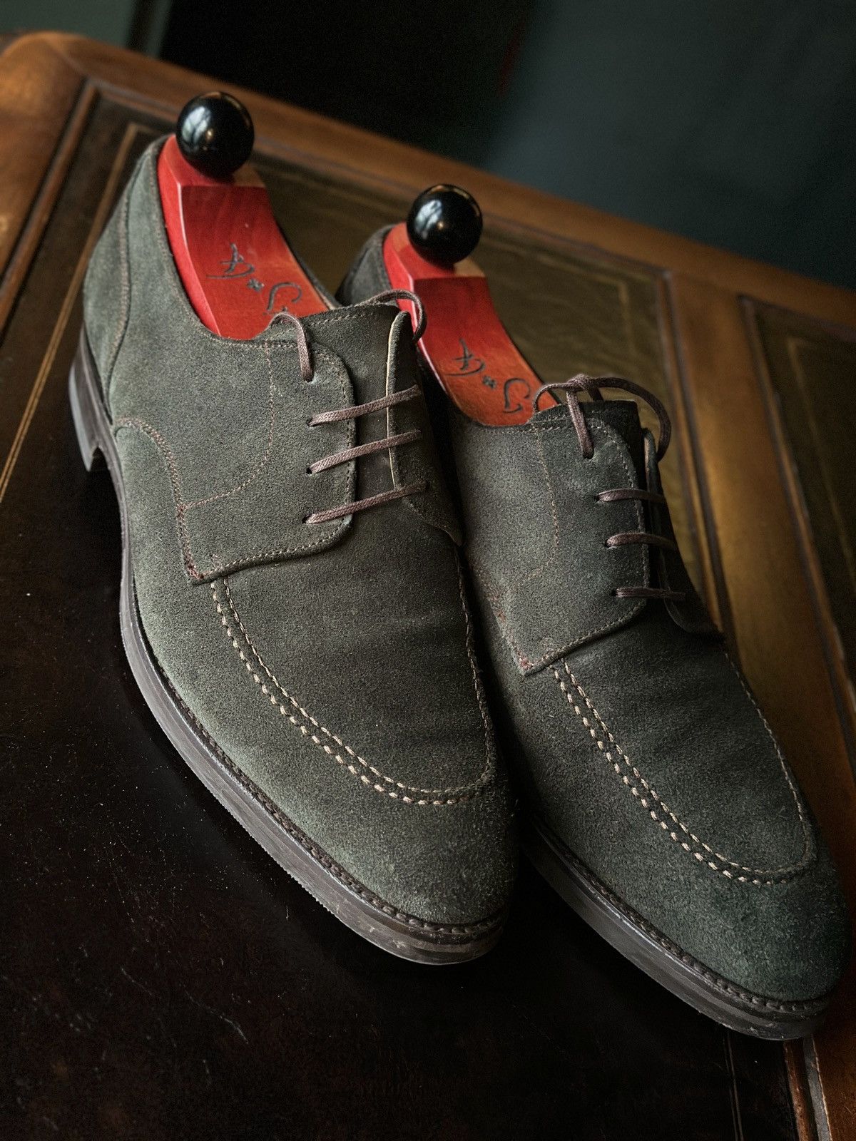J.FitzPatrick J. Fitzpatrick Green Cle Elum Derby U.S. Size 9.5 Loden Size US 9.5 / EU 42-43 - 2 Thumbnail