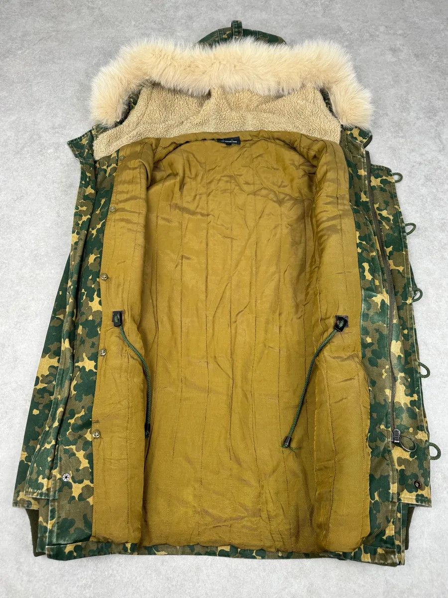 A.P.C. A.P.C. Military Camo Green Fox Fur Hooded Jacket Size US L / EU 52-54 / 3 - 10 Thumbnail