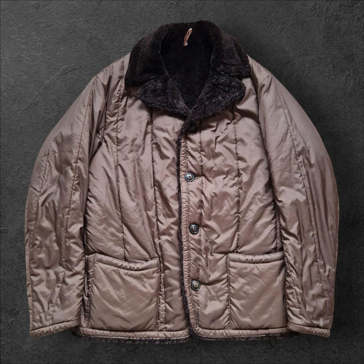 45rpm mens vintage brown 45rpm winter jacket Size US L / EU 52-54 / 3 - 1 Thumbnail