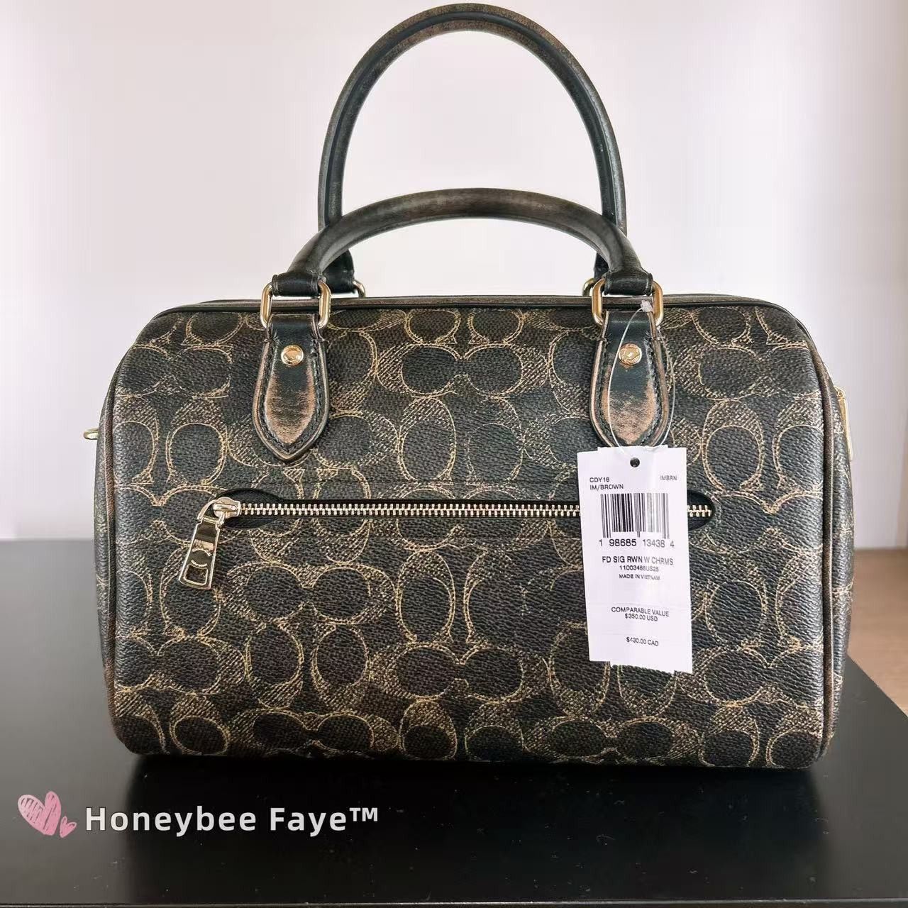 Coach Rowan Satchel Bag In Loved Signature Canvas CDY16 Size ONE SIZE - 5 Thumbnail