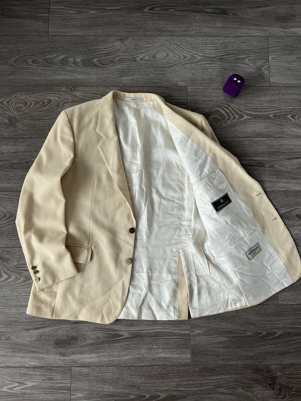 Givenchy Vintage Archival Givenchy Wool/Mohair Luxury Blazer Size 46R - 17 Thumbnail