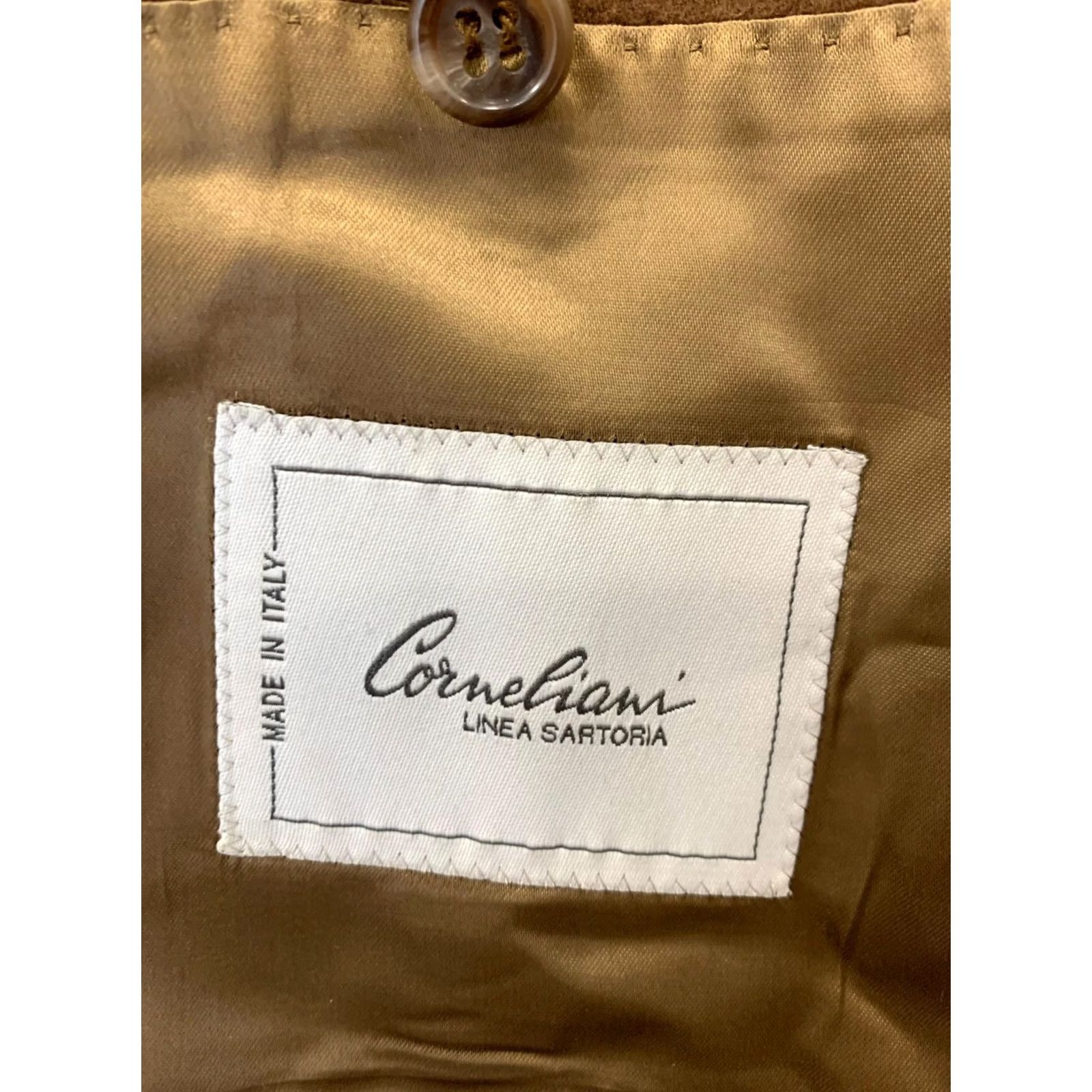 Corneliani Corneliani Linea Sartoria Overcoat Mens L 100% Virgin Wool Camel Brown Made in Italy Wool Coat Jacket Size US L / EU 52-54 / 3 - 3 Thumbnail