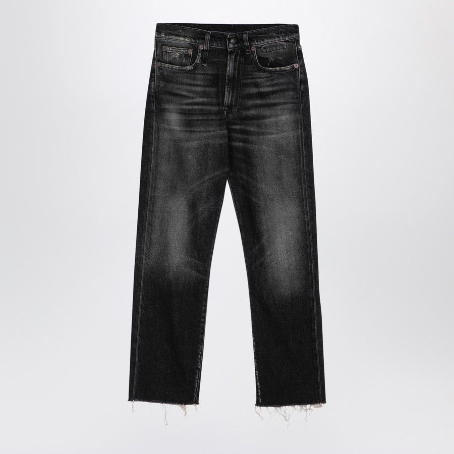 R13 o1d2blof0924 Denim Jeans in Black Size 27" / US 4 / IT 40 - 1 Thumbnail