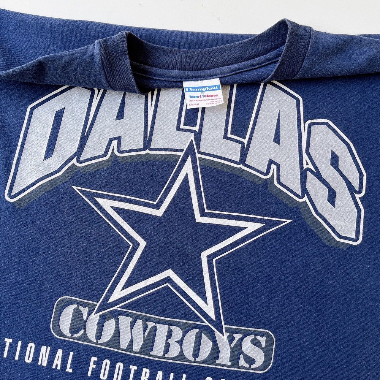 Hanes × Vintage 90s Dallas Cowboys NFL t-shirt/ L Size US L / EU 52-54 / 3 - 9 Thumbnail