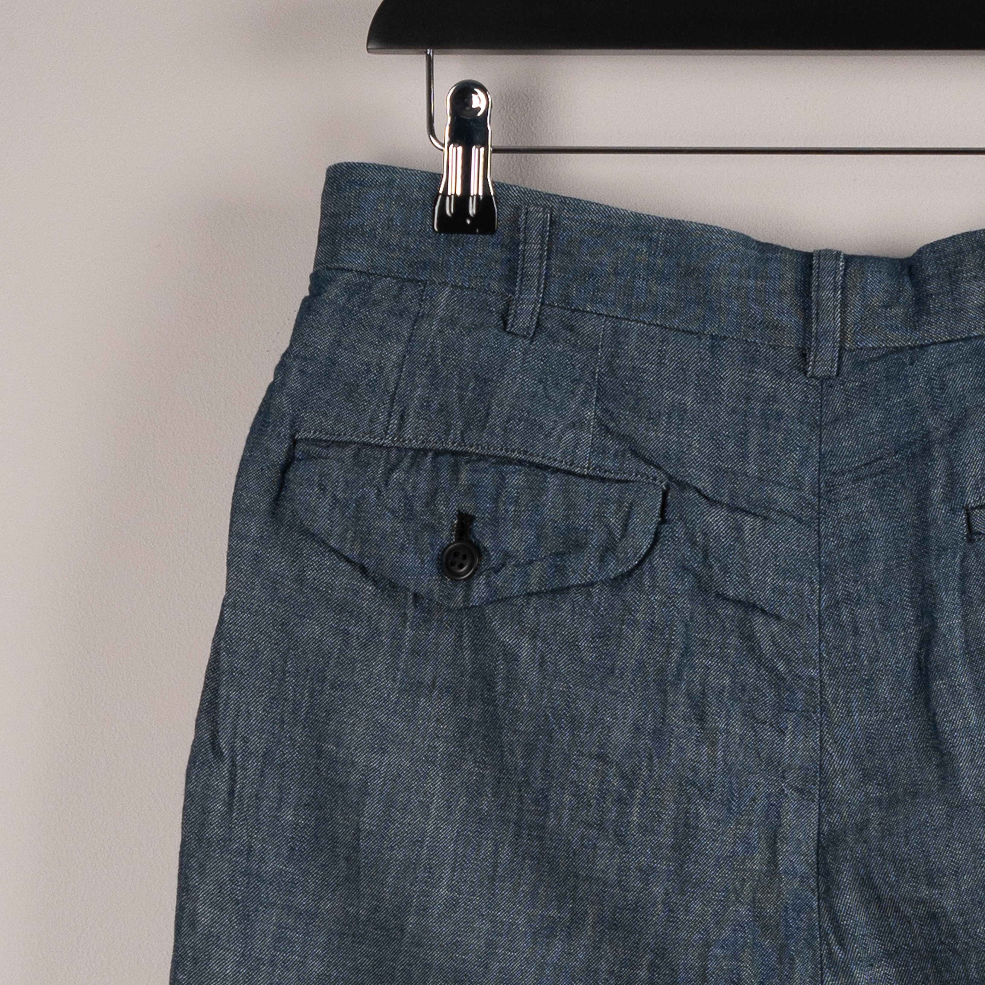 Comme des Garcons Comme Des Garçons SS11 Pleated Shorts Blue Size 29" - 12 Thumbnail