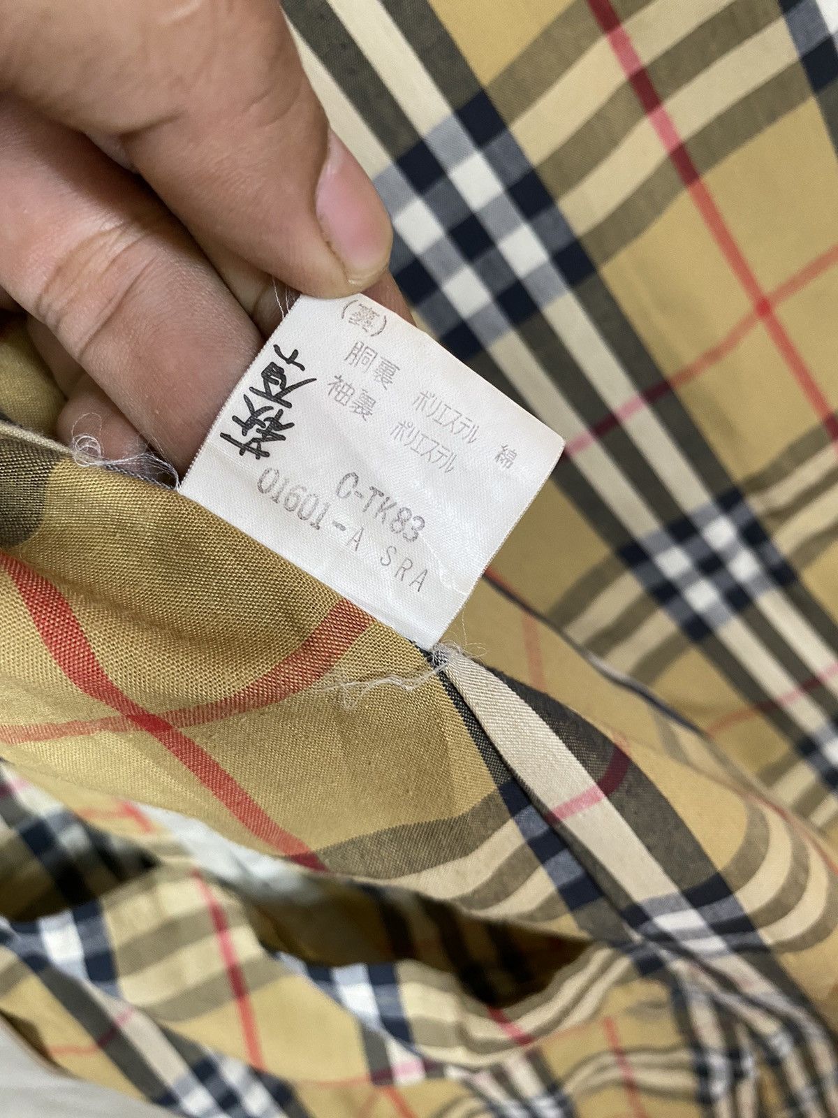 Burberry ‼️VINTAGE BURBERRY TRENCH COAT LINING NOVACHECK‼️ Size US L / EU 52-54 / 3 - 8 Thumbnail