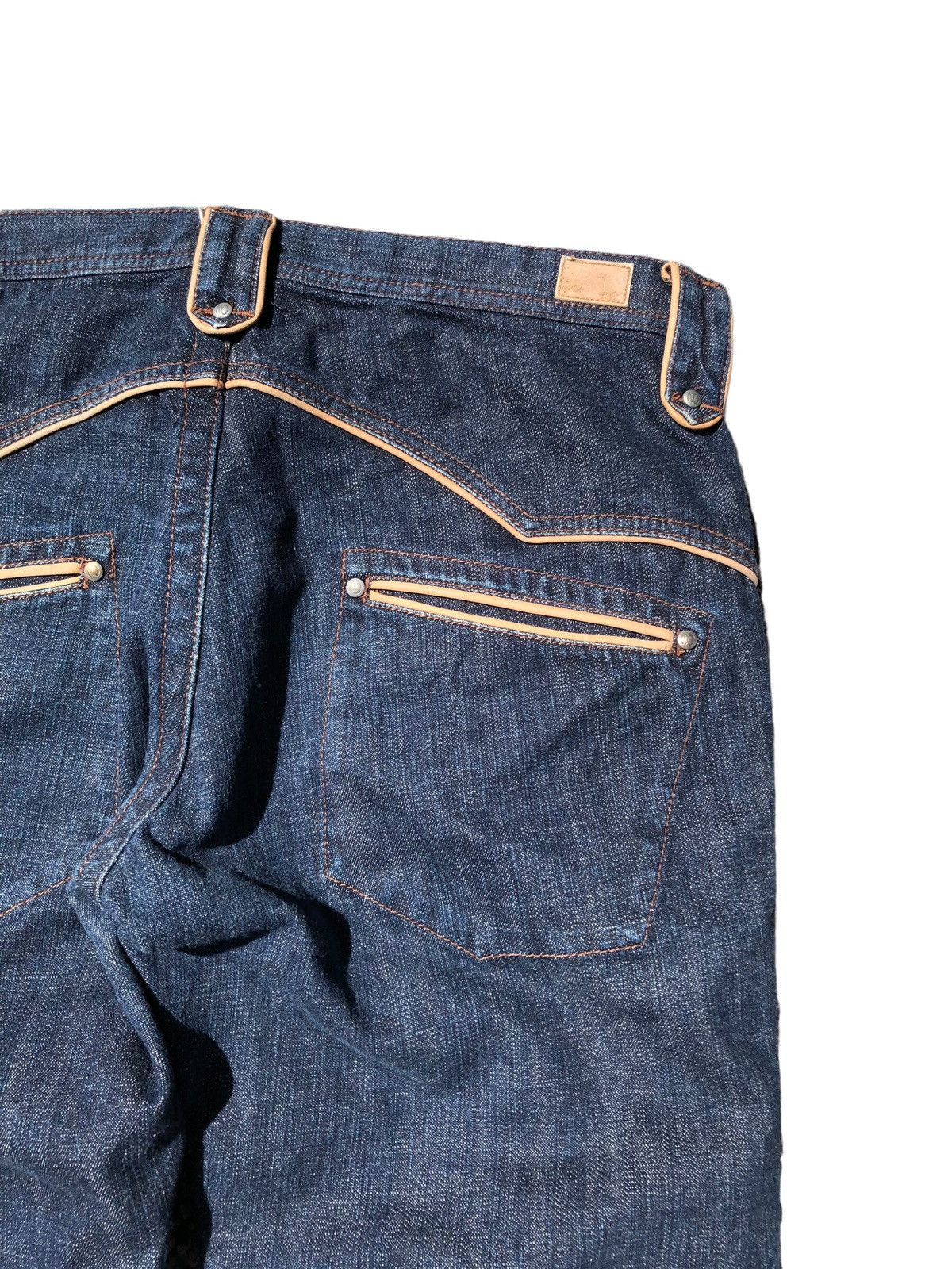 If Six Was Nine × Le Grande Bleu (L.G.B.) × Nicole Club Nicole club for men flare denim pants Size US 32 / EU 48 - 7 Thumbnail