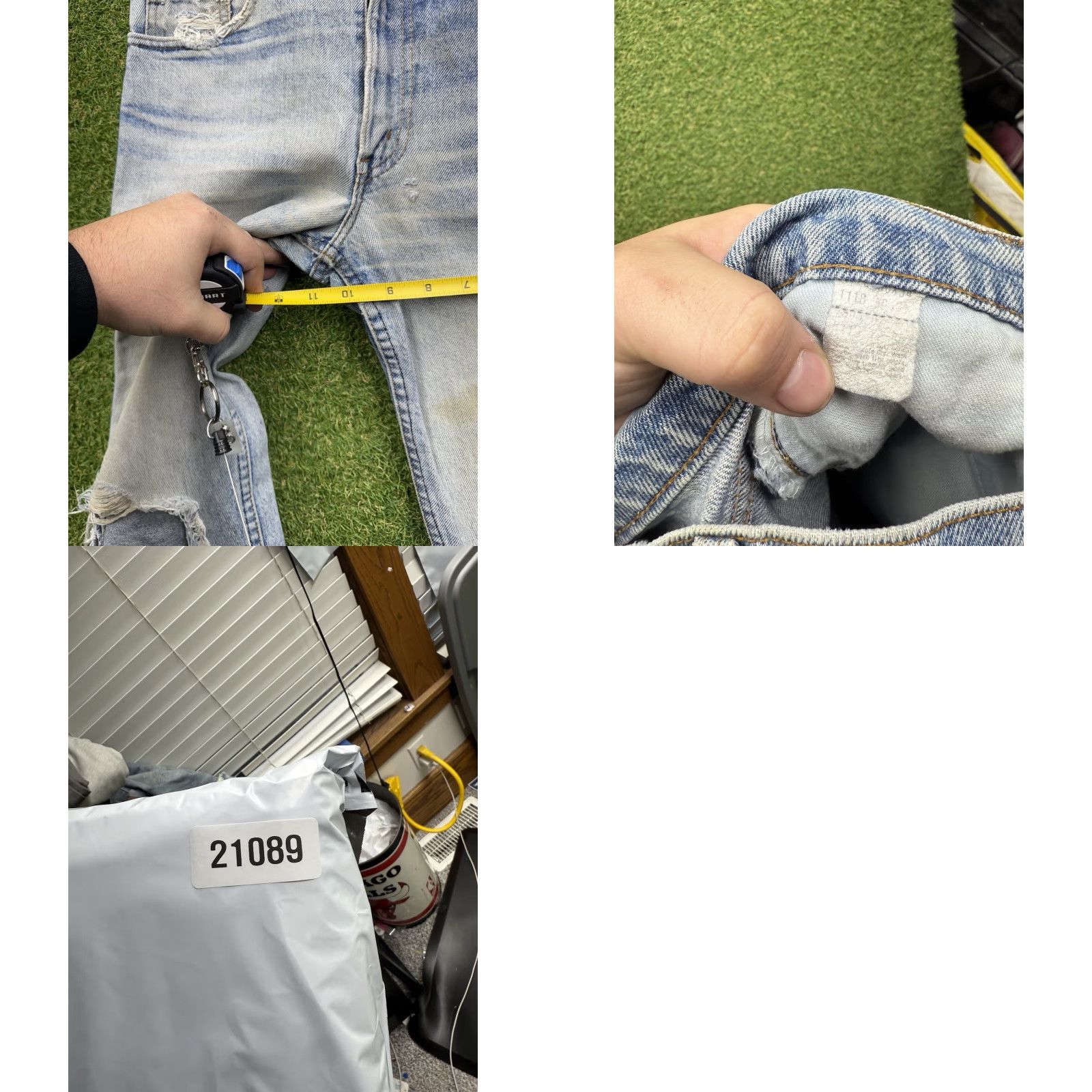 Levi's VINTAGE Levi's Jeans 512 Womens 27x32 USA Made 90s Light Wash Straight Leg Blue Denim 5-Pocket Mens Womens Girls? Size 27" / US 4 / IT 40 - 8 Thumbnail