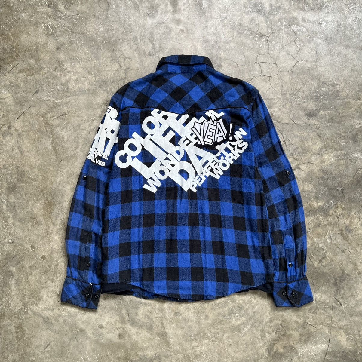 Hysteric Glamour 2000s Sorridere Vkei Style Flannel Shirt Size US M / EU 48-50 / 2 - 3 Thumbnail