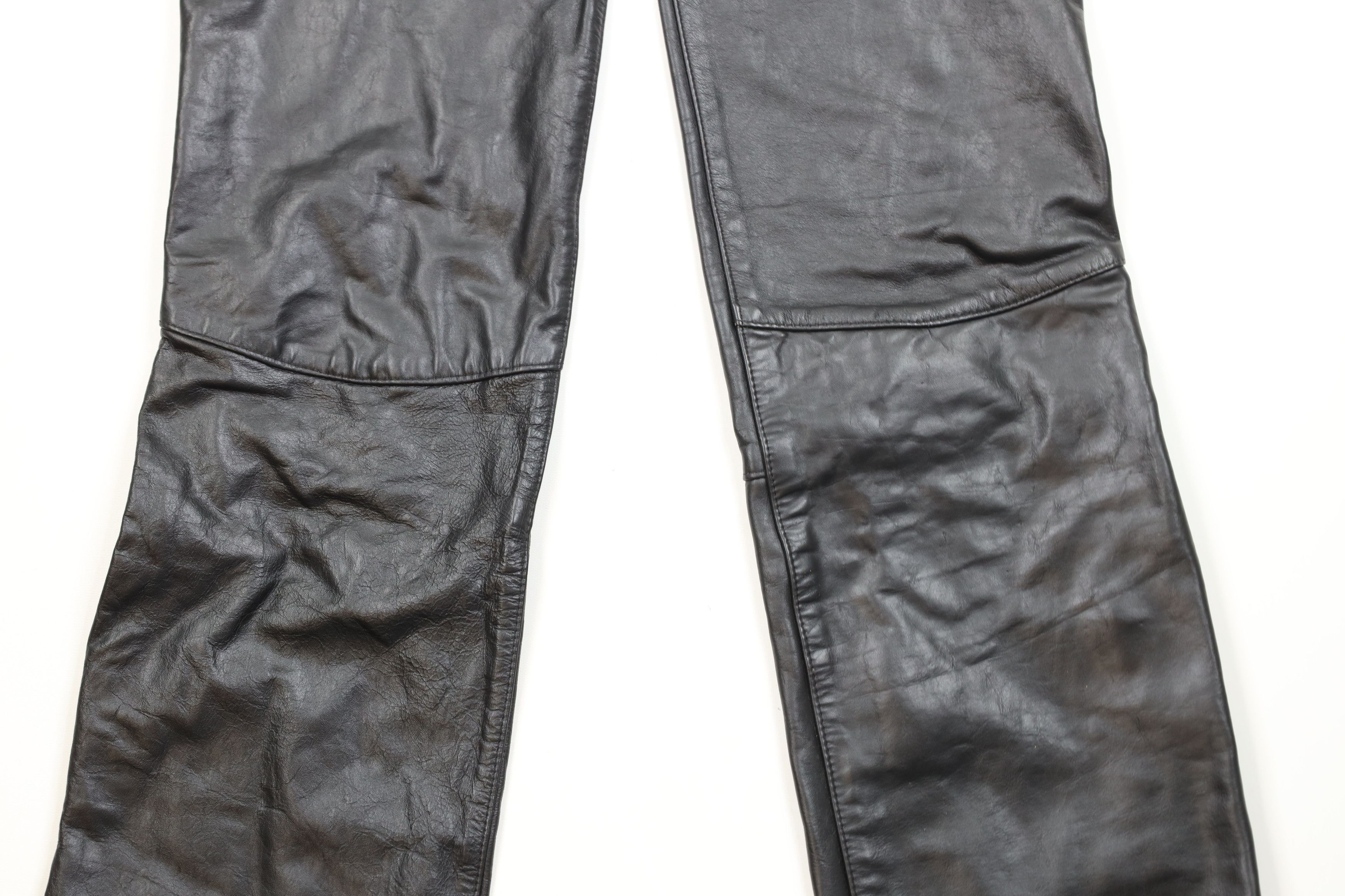Vintage Vintage 70s Streetwear Leather Motorcycle Chaps USA Dom Size US 30 / EU 46 - 3 Thumbnail