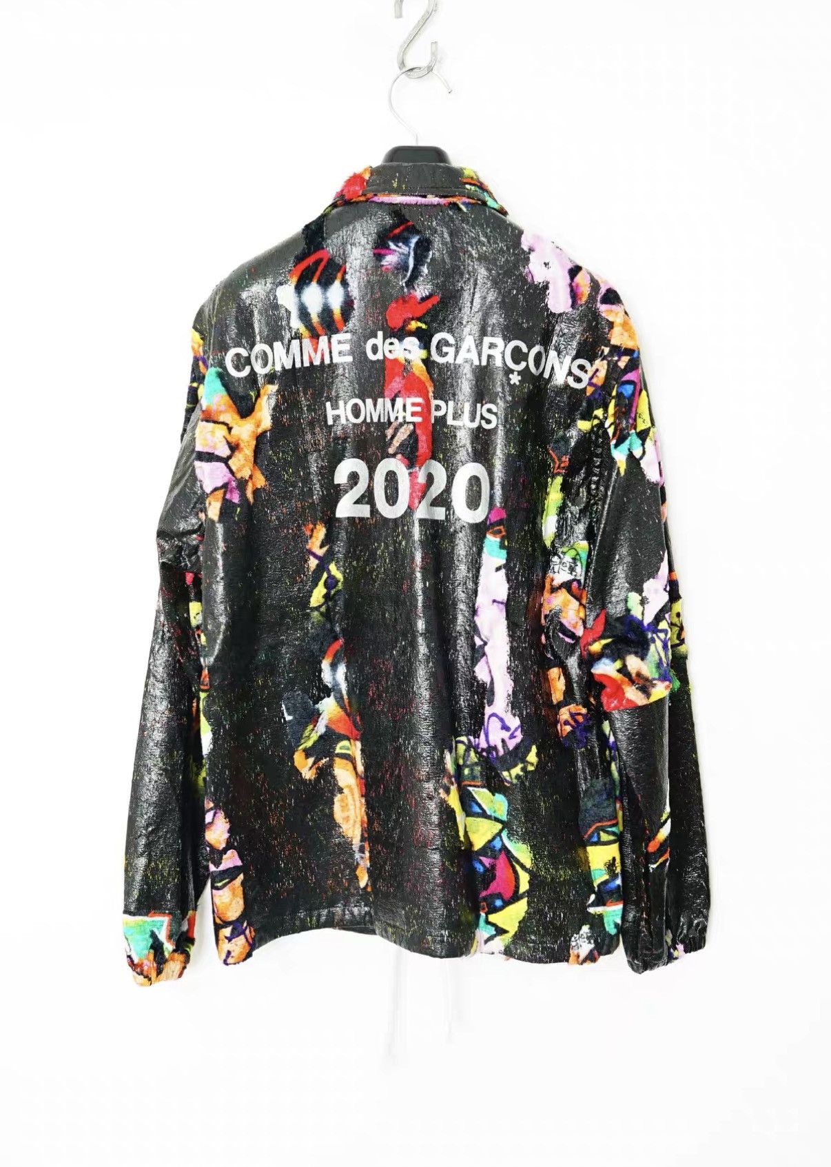 Comme des Garcons Comme des Garçons Spliced Faux Leather Coach Jacket Size US S / EU 44-46 / 1 - 1 Thumbnail