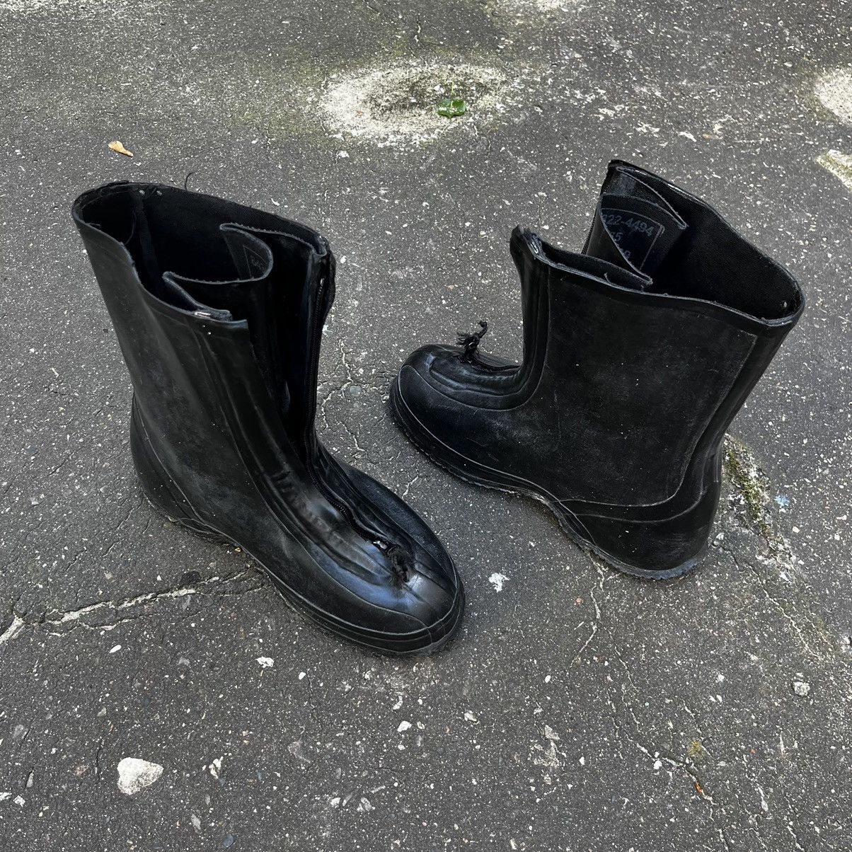 Other 80s Opium Bunny Boots Dune Rubber Combat Army Shoe Covers Size US 9.5 / EU 42-43 - 4 Thumbnail